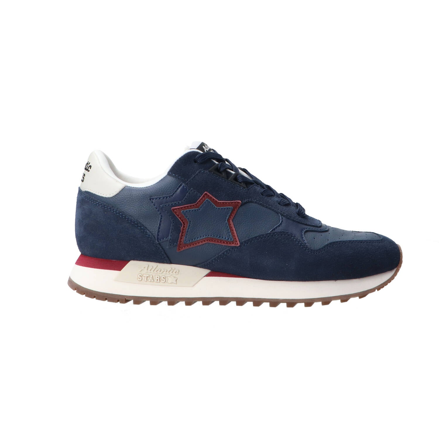 Sneakers Draco pelle e suede Blu
