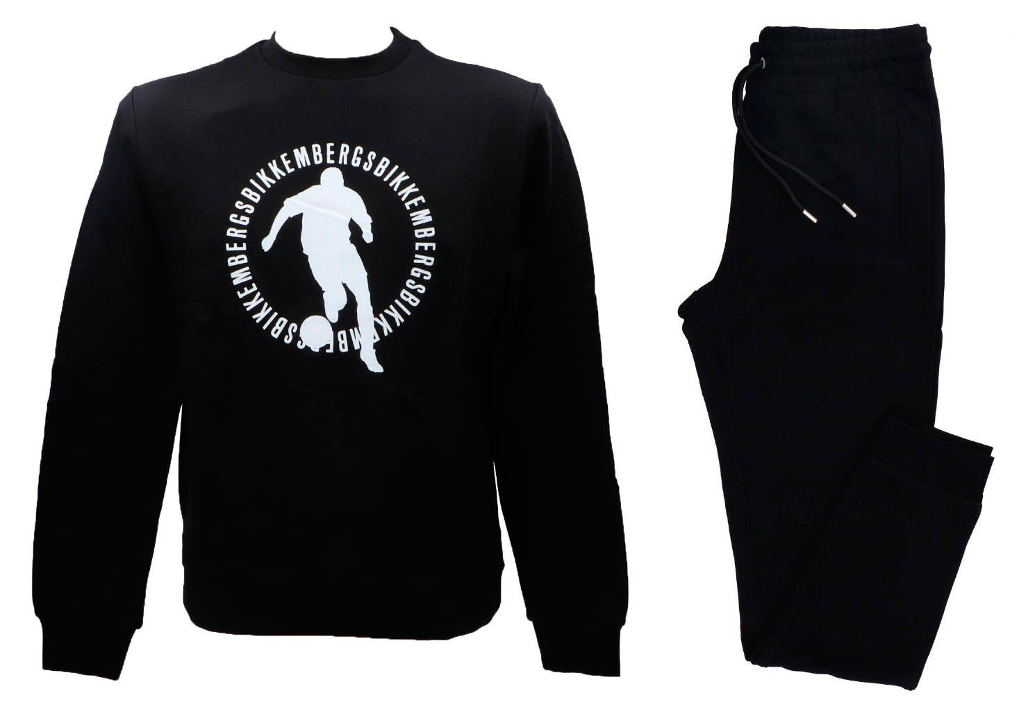 Bikkembergs Tuta Uomo Logo Nero