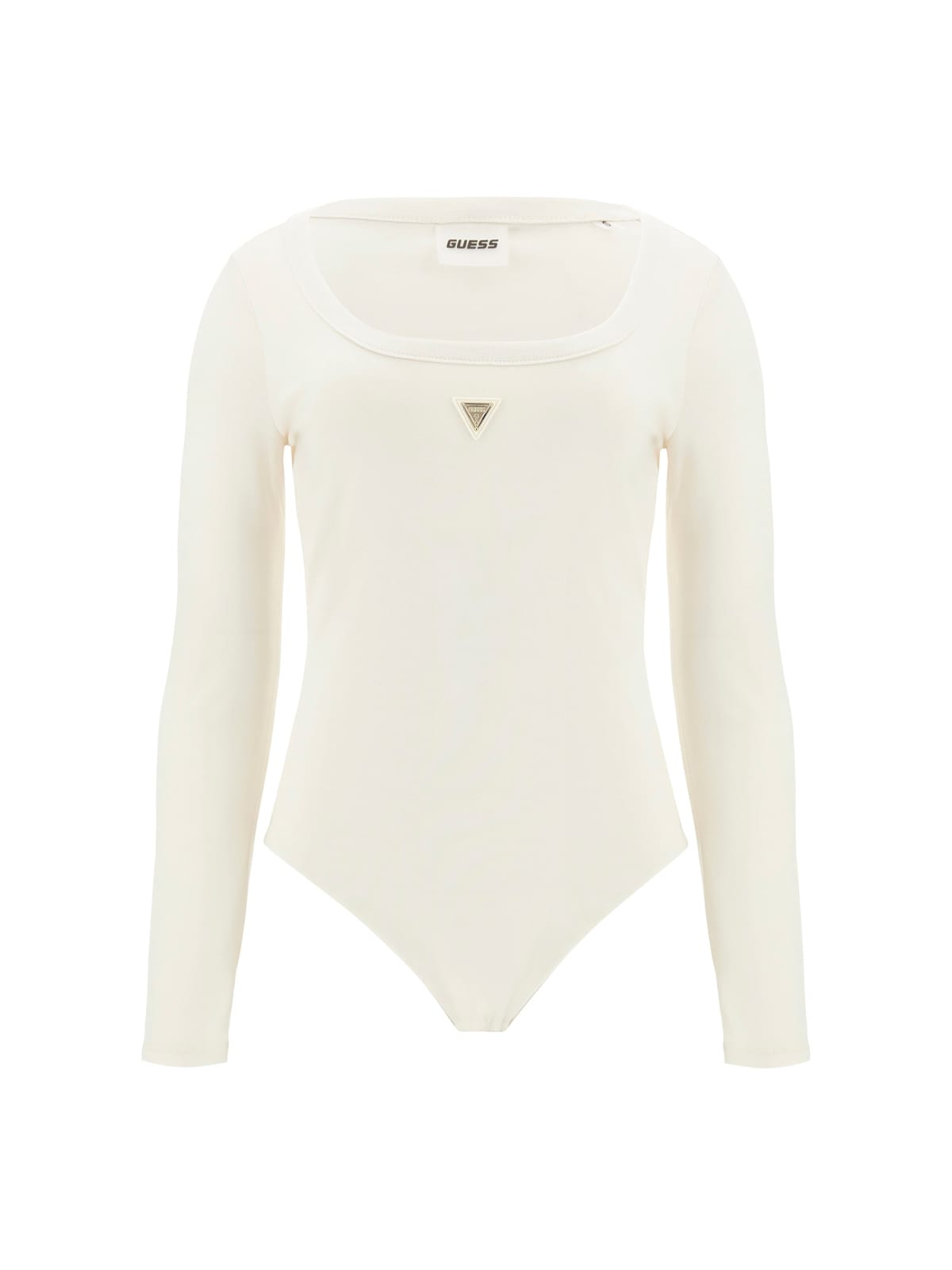 Guess Body Donna con Logo Bianco Panna