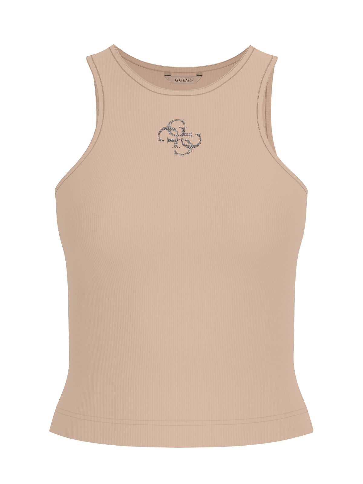 Guess Canotta Donna Slim Fit Beige