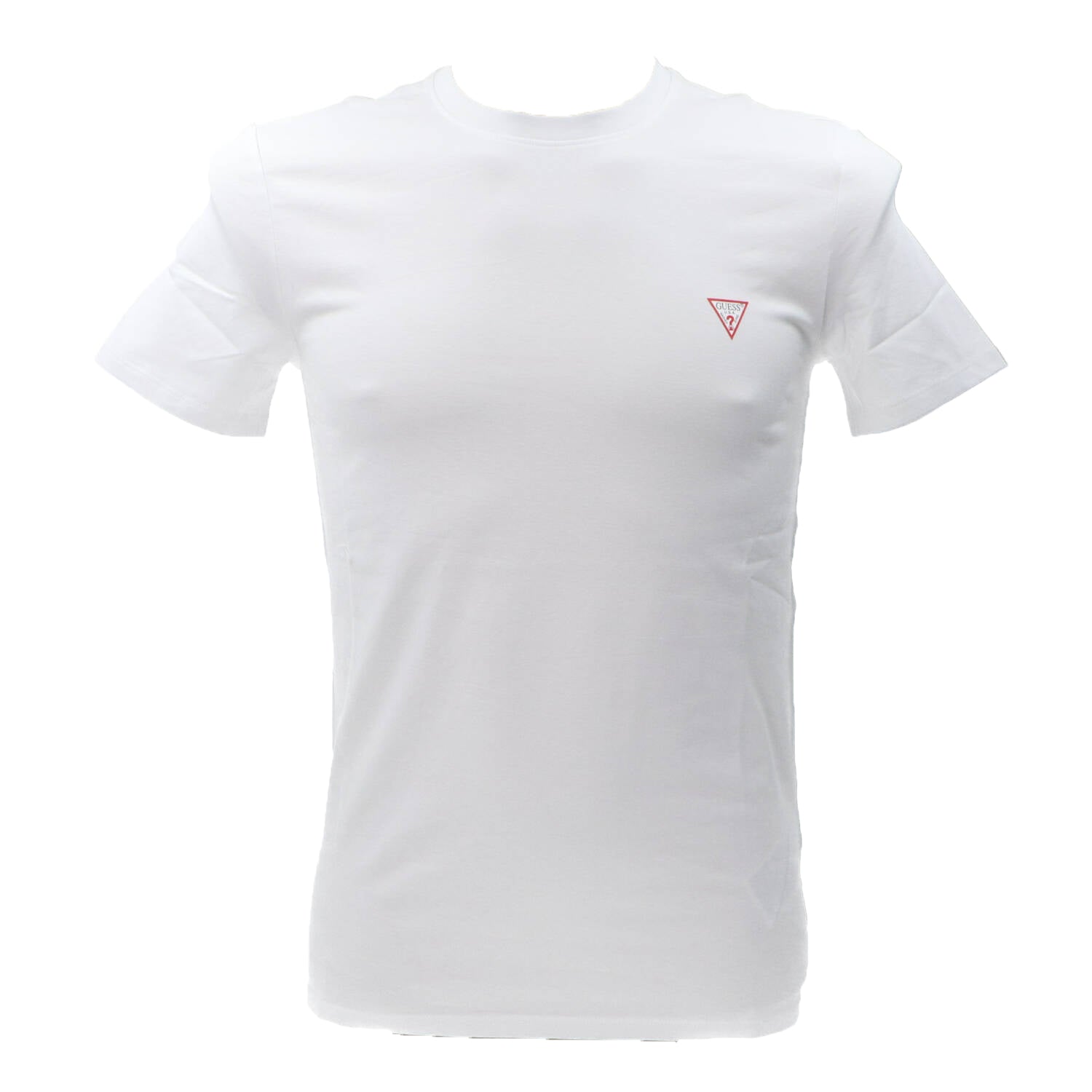 Guess T-shirt Uomo Logo Bianco