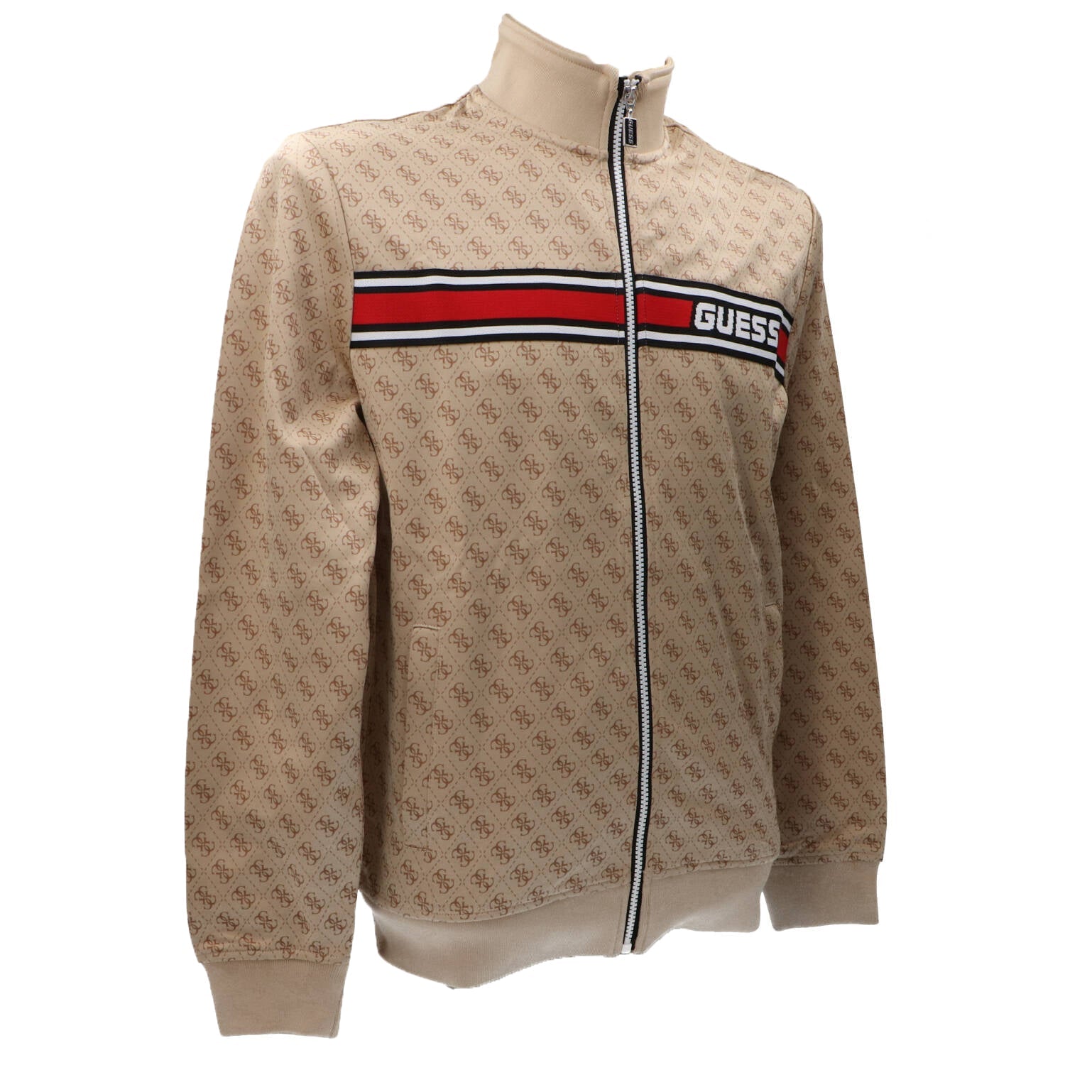 Korbin Felpa Uomo con Zip Beige