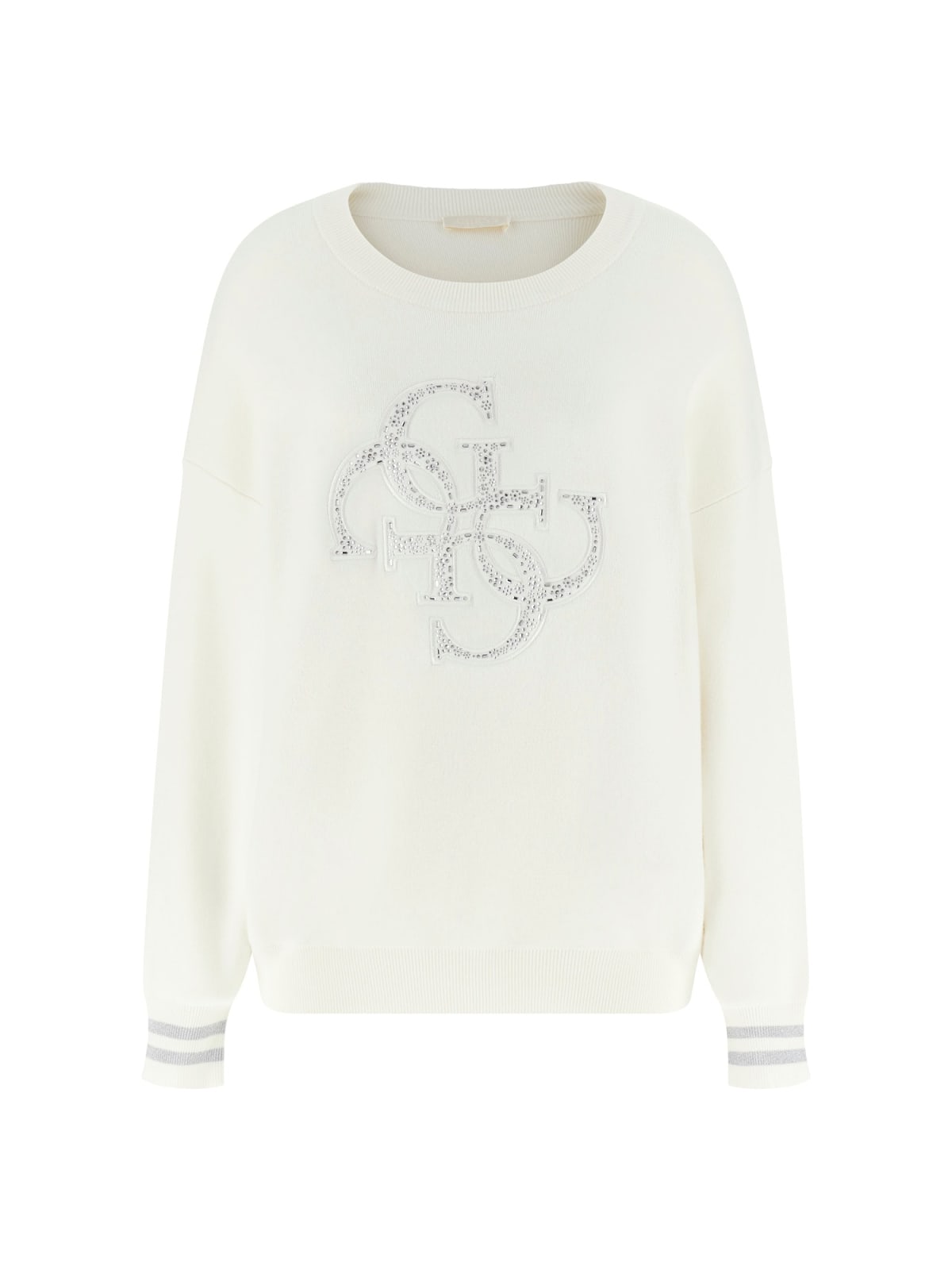 Maglioni LS CN SYLVIE LOGO SWTR Bianco