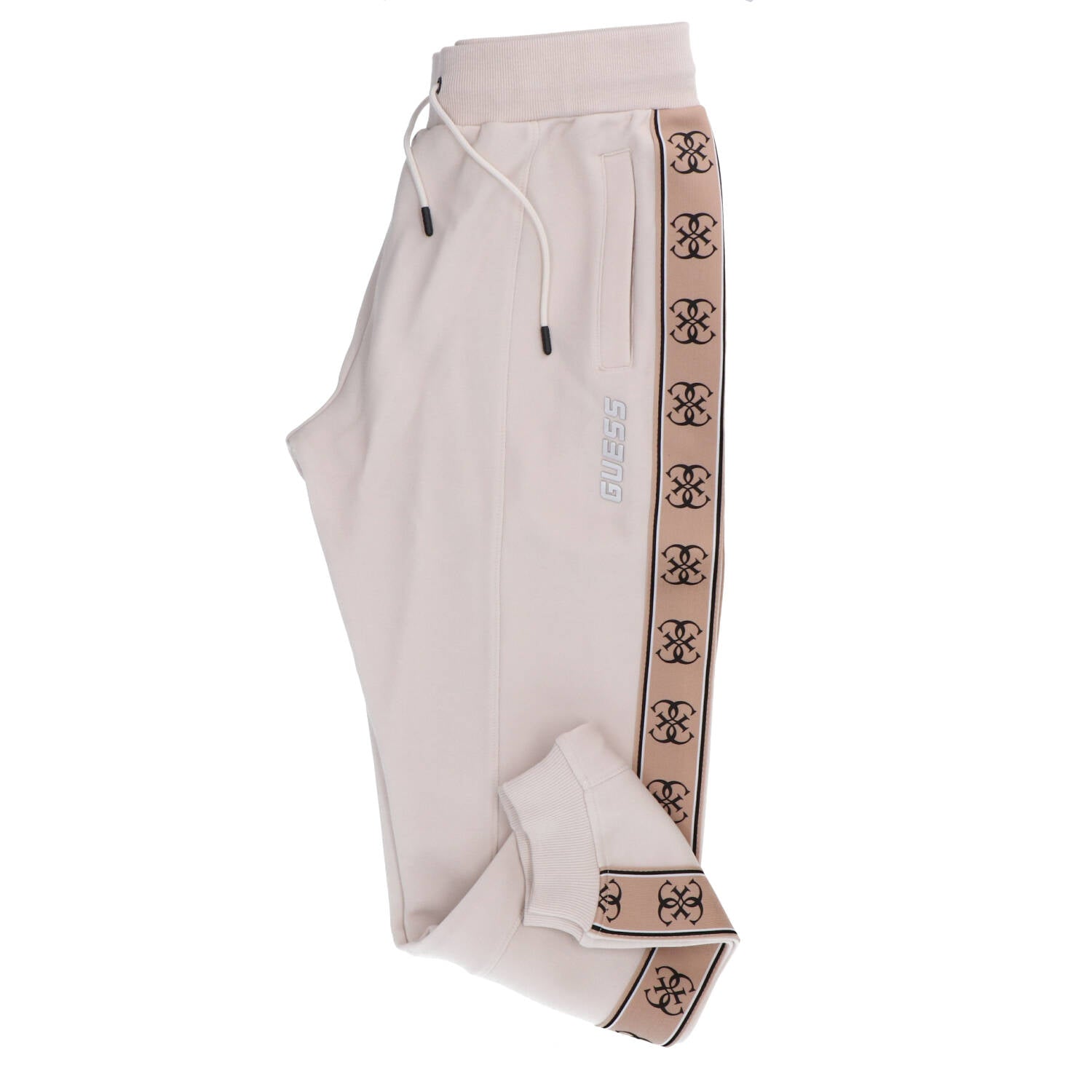 Guess Pantalone Uomo Logo Beige