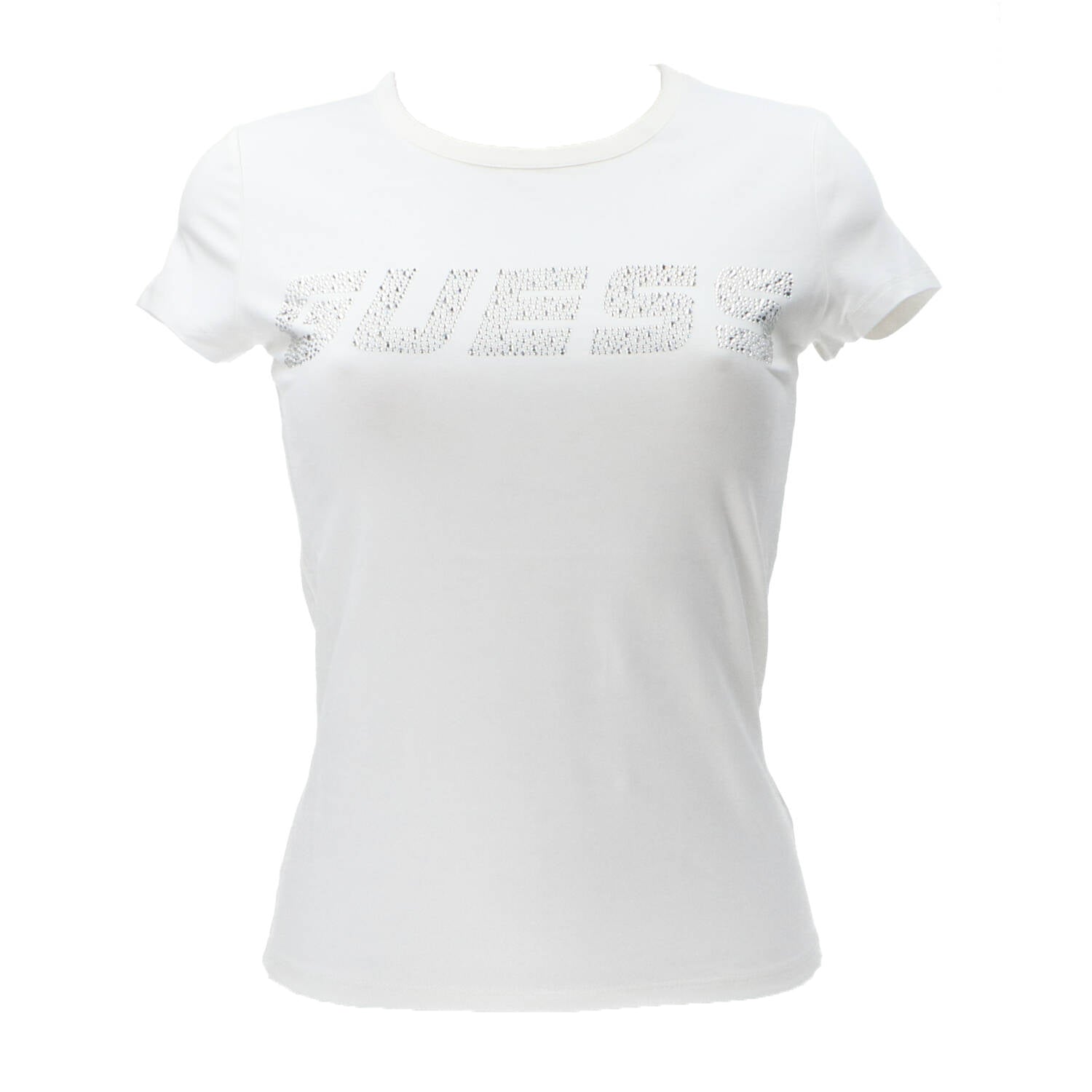 Guess T-Shirt Donna Logo Bianco