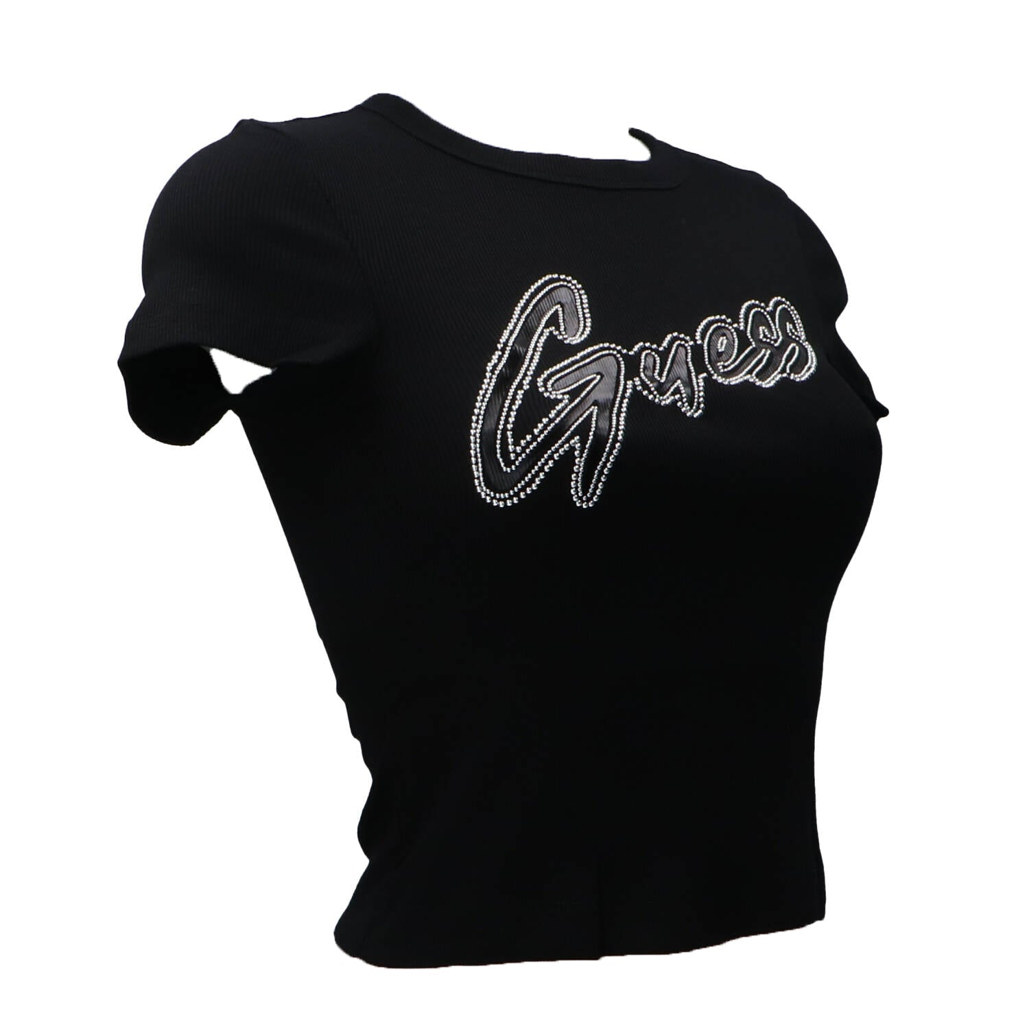 Guess T-shirt Donna Logo Nero