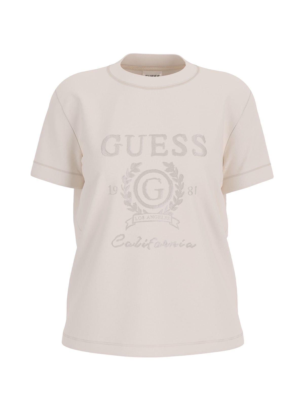 Guess T-shirt Donna con Logo Nero
