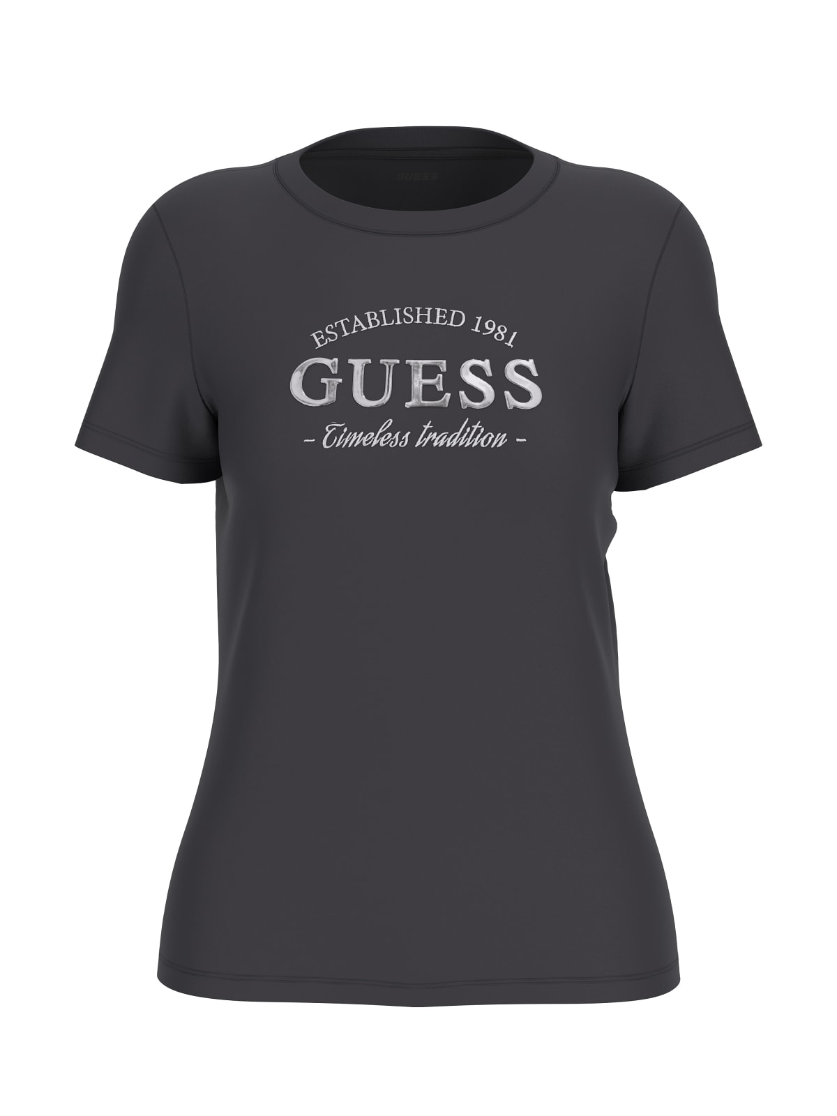 Guess T-shirt Donna Slim Fit Nero