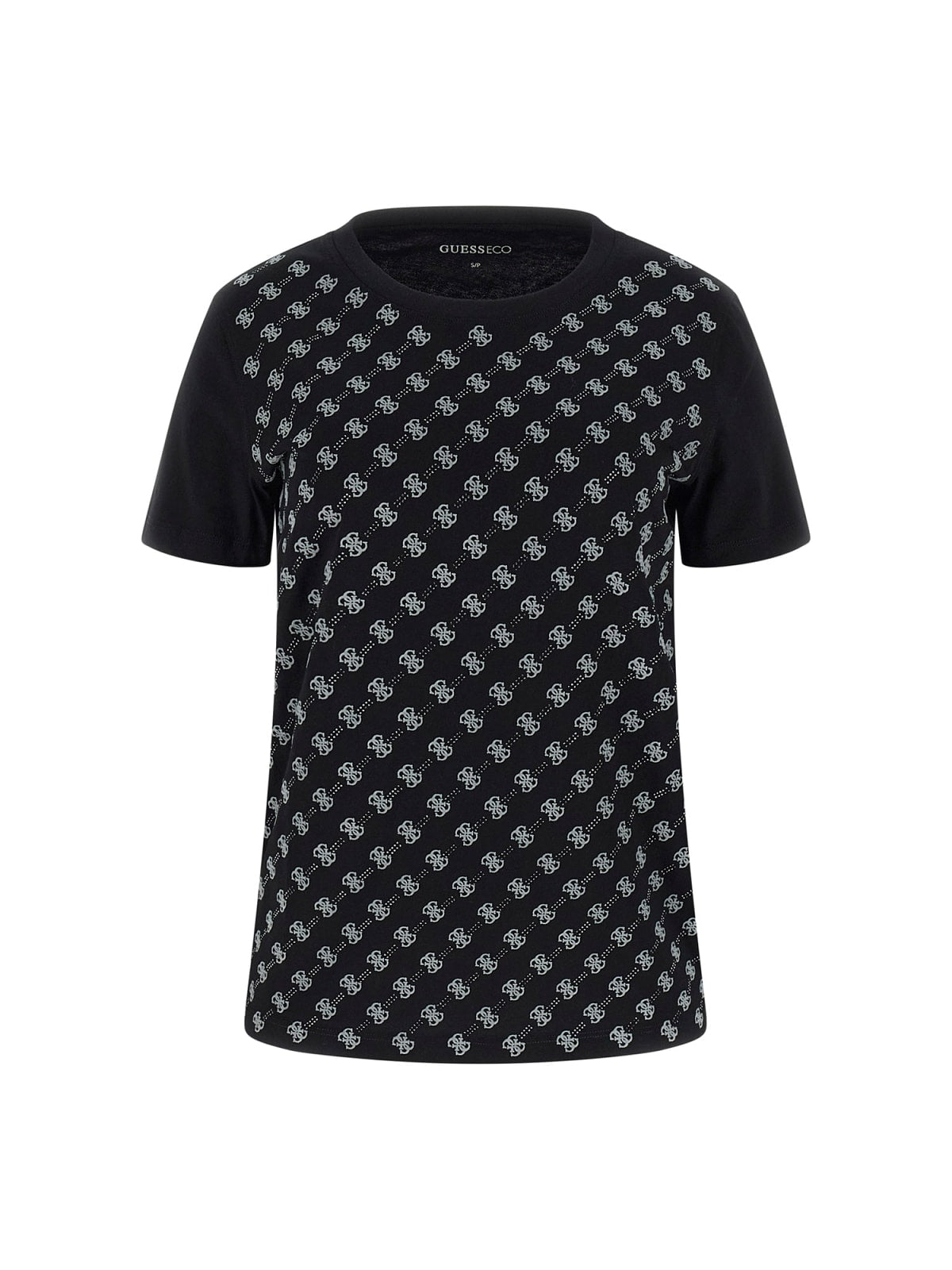 Guess Maglietta Donna con Logo Nero