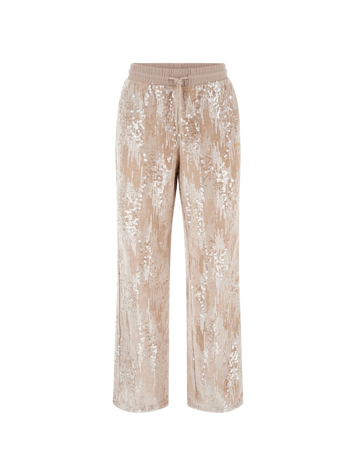 Guess Pantalone Donna Logo Rosa