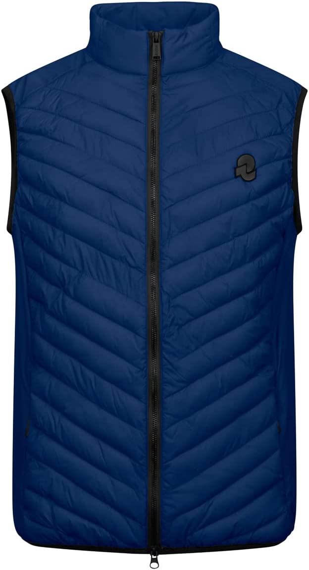 Invicta Gilet Uomo con Zip Blu