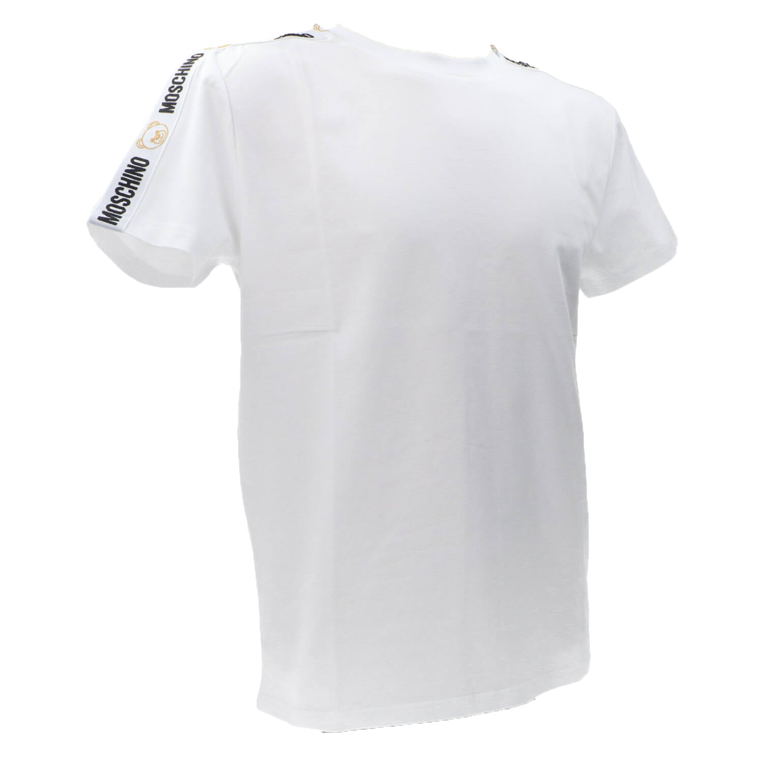 Moschino Maglietta Uomo Logo Bianco