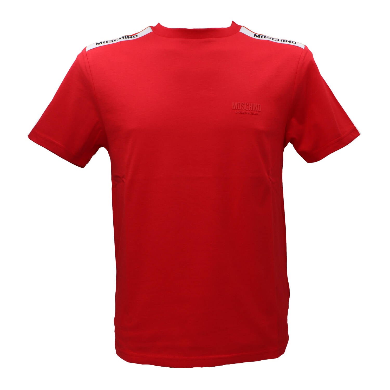 Moschino T-shirt Uomo con Logo Rosso