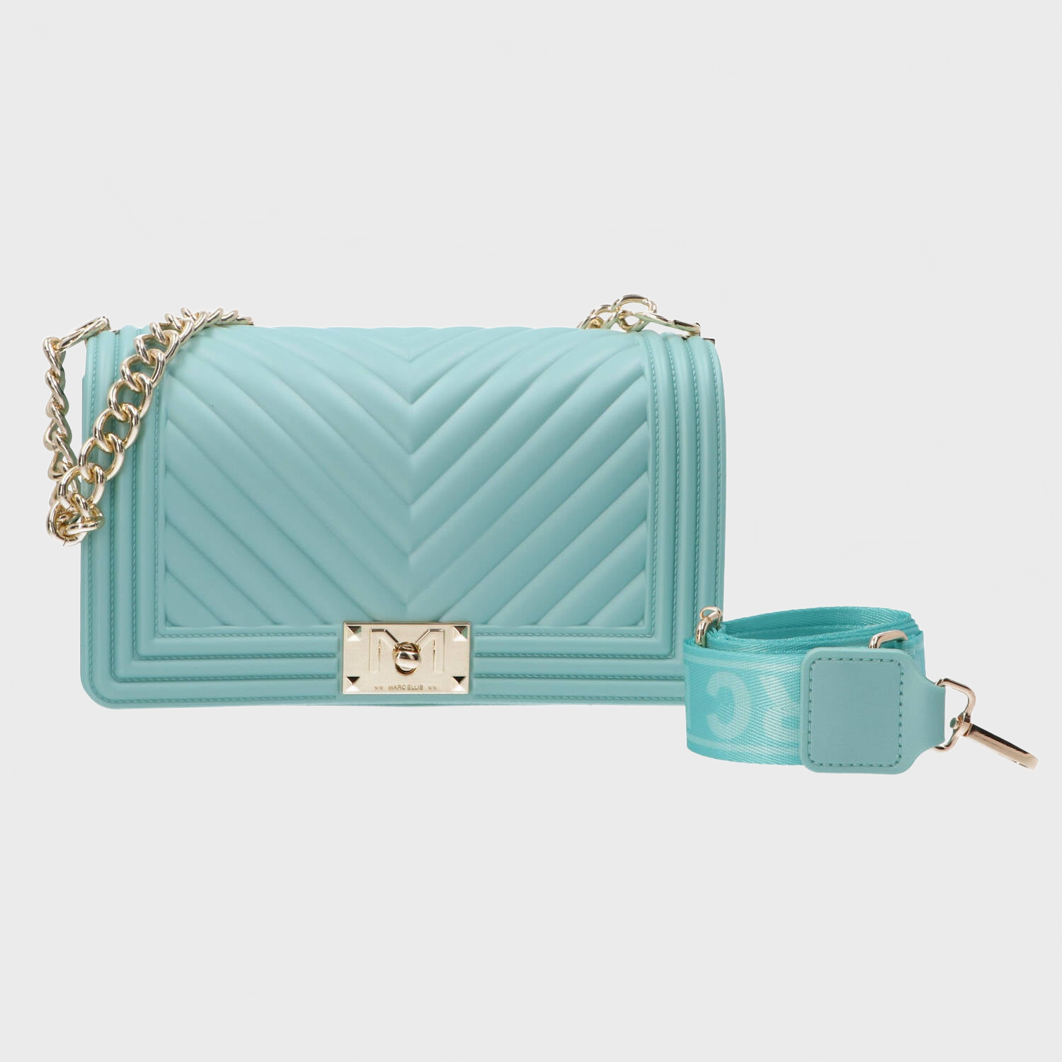 Borse a spalla Handbag flat mahnattan medium Verde Acqua_52049.jpg