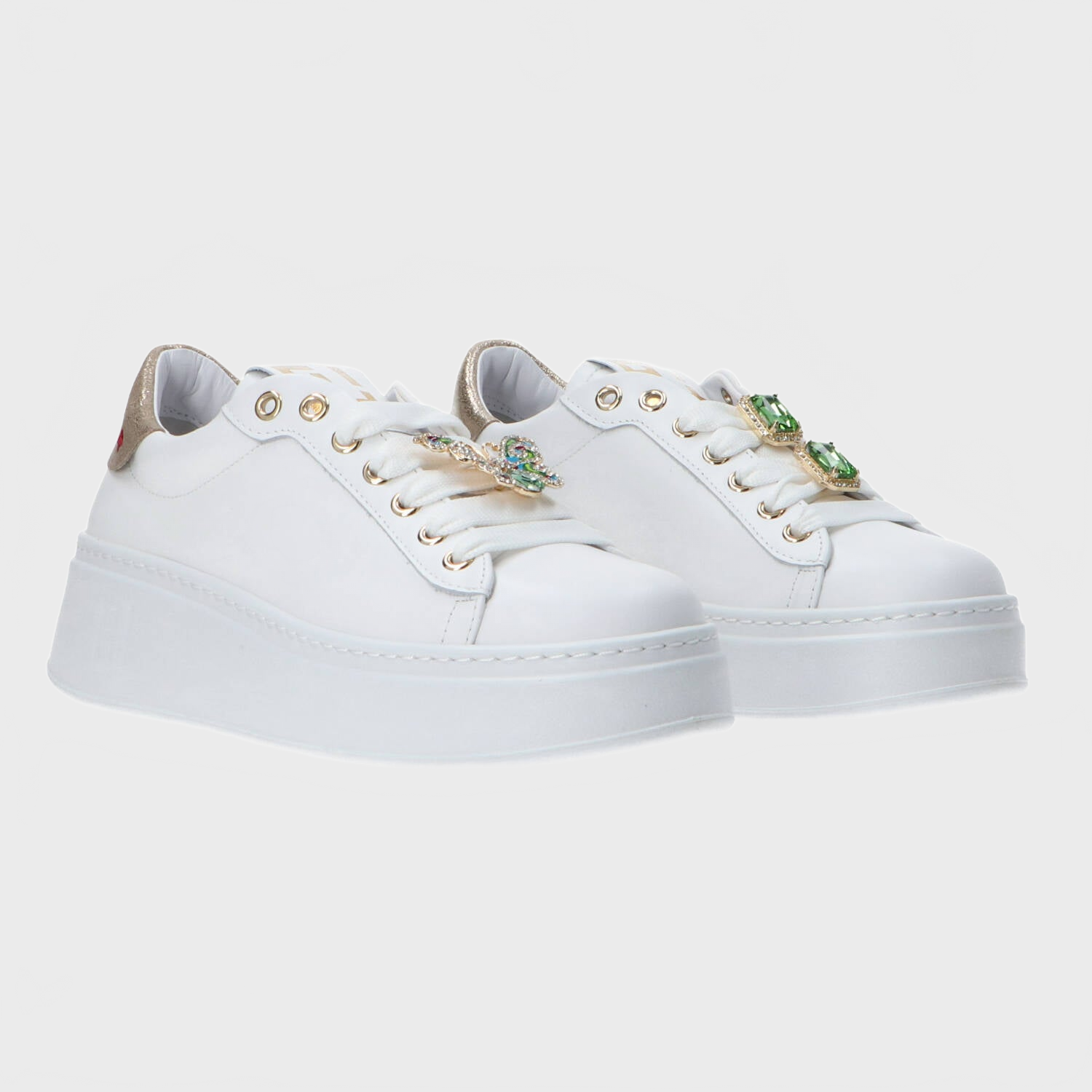 Sneakers Charm logo multicolor Bianco_64518.jpg