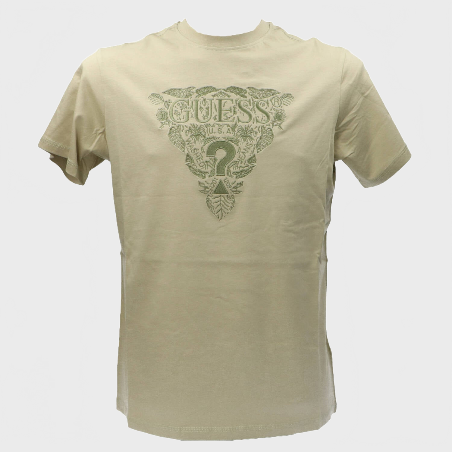 T-shirt SS CN FLOWER EMBRO TEE Verde_67142.jpg