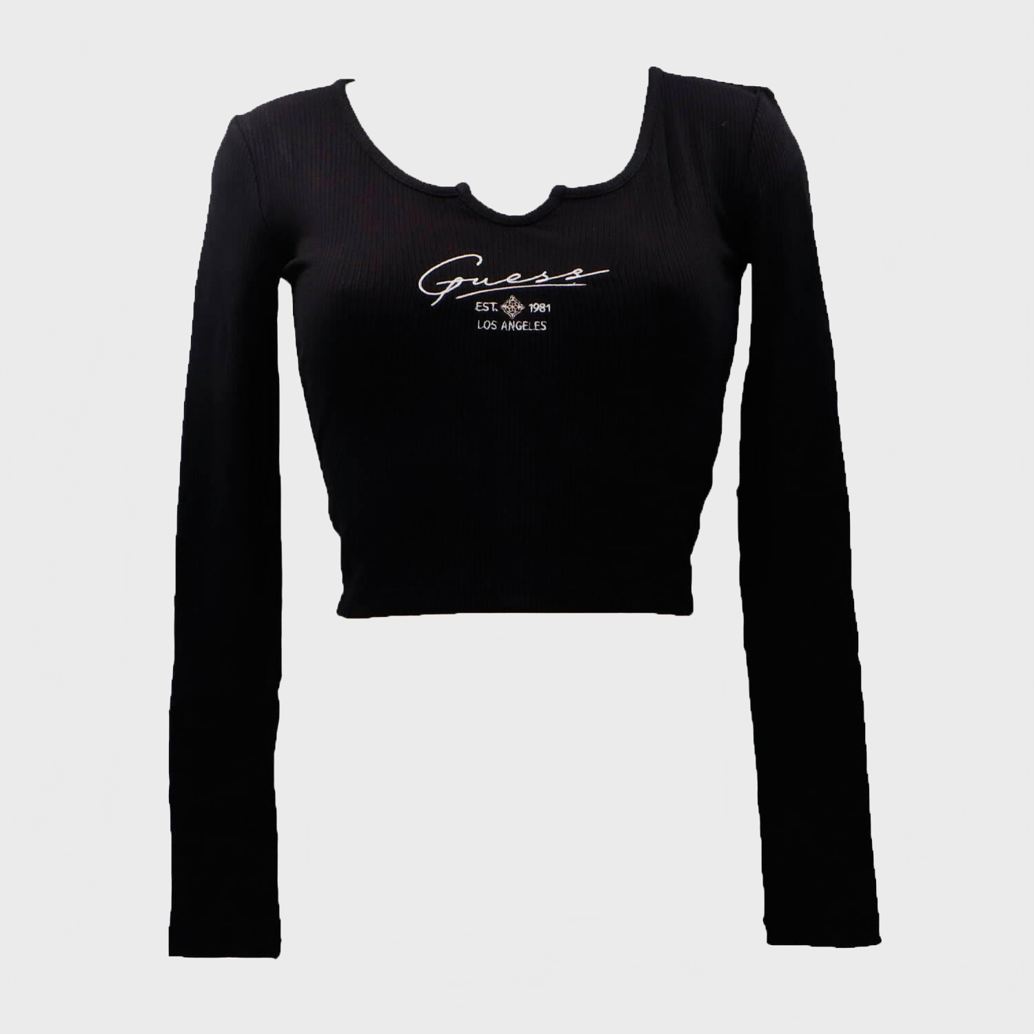 T-shirt SUZANNE RIB ACTIVE LS TEE Nero_61520.jpg