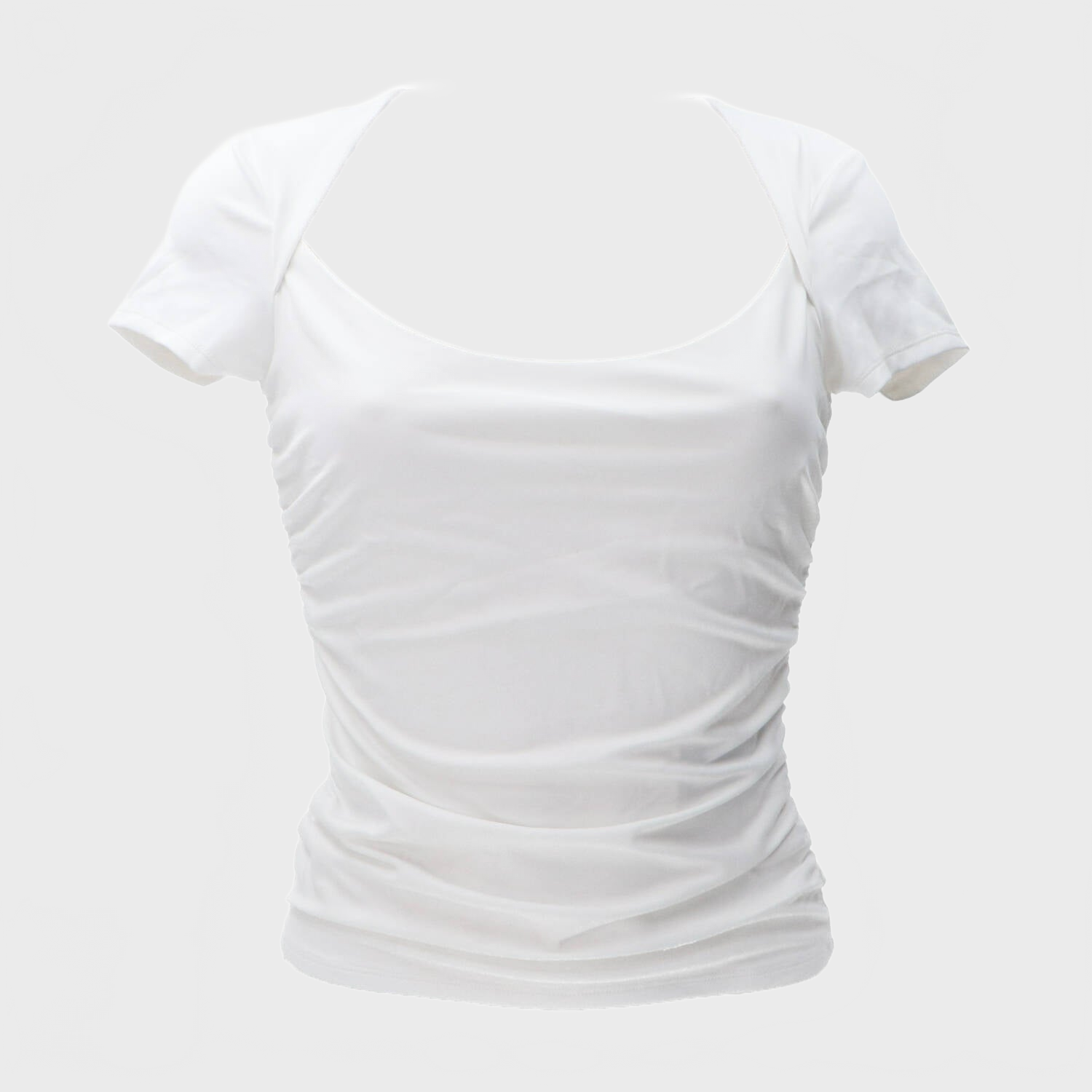 Maglia FARAH SHIRRED TOP Bianco_48344.jpg