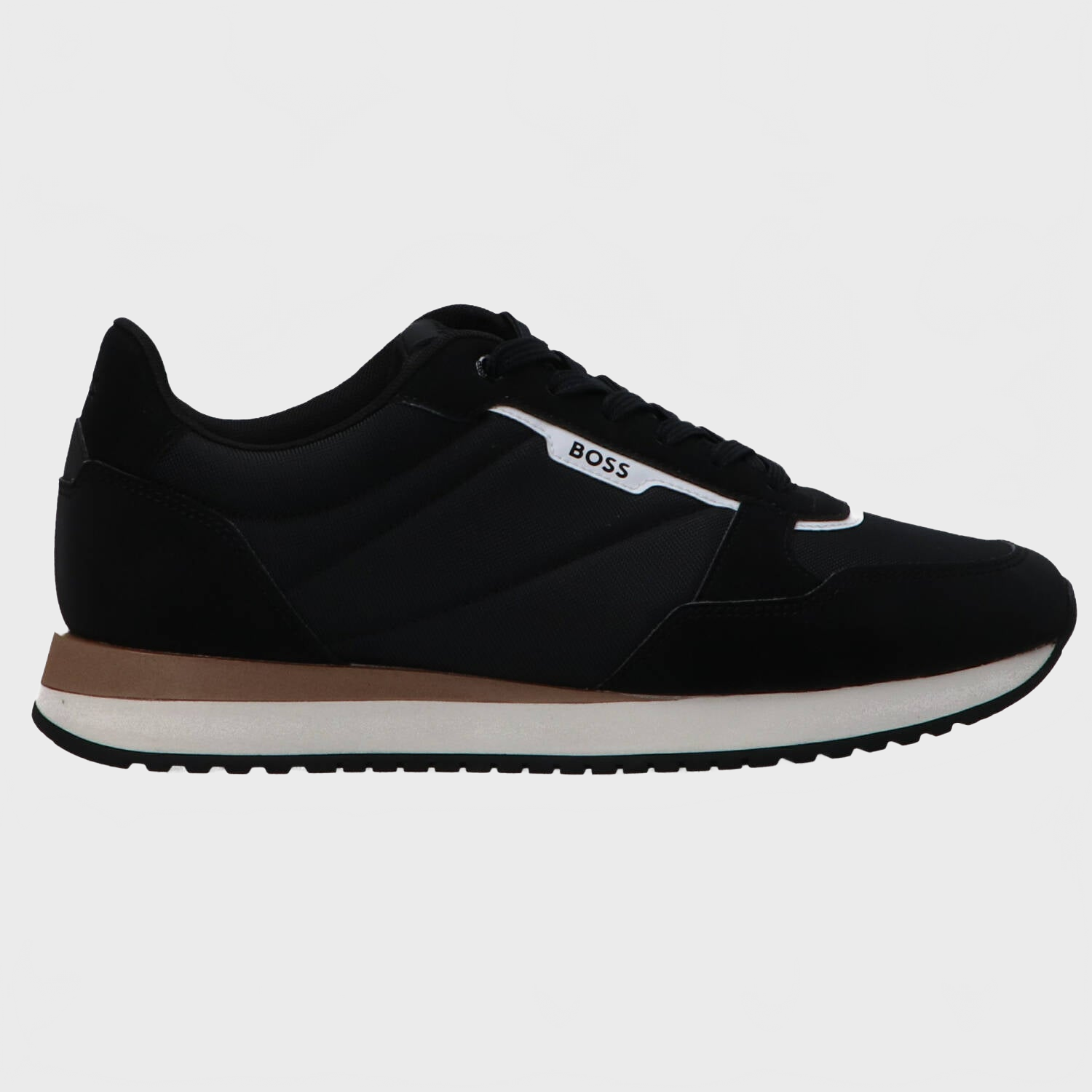 Sneakers Kai Runn leather nylon bianco nero_55446.jpg