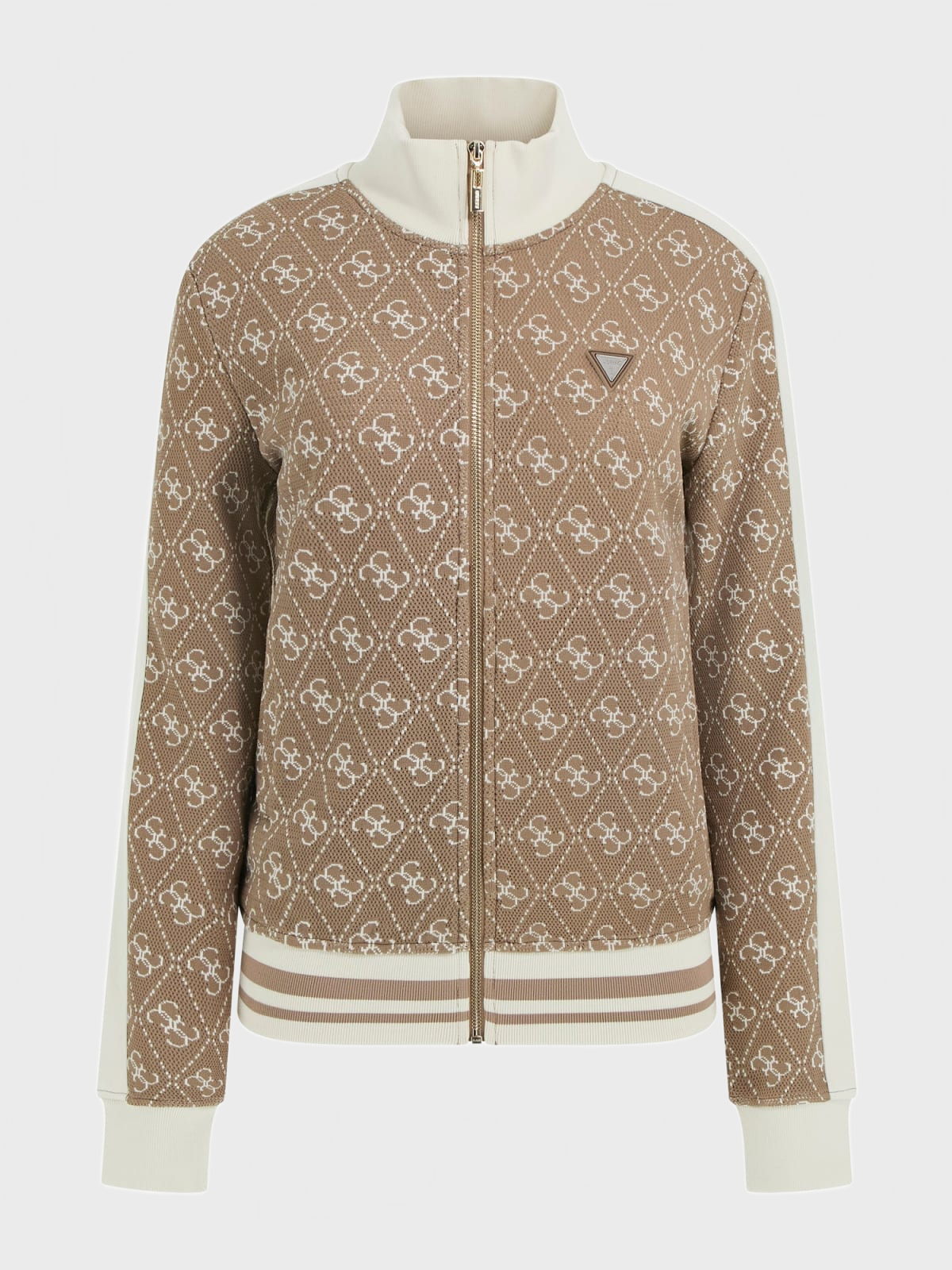 4G RHOMBUS JACQUARD FULL-ZIP S Marrone_72160.jpg