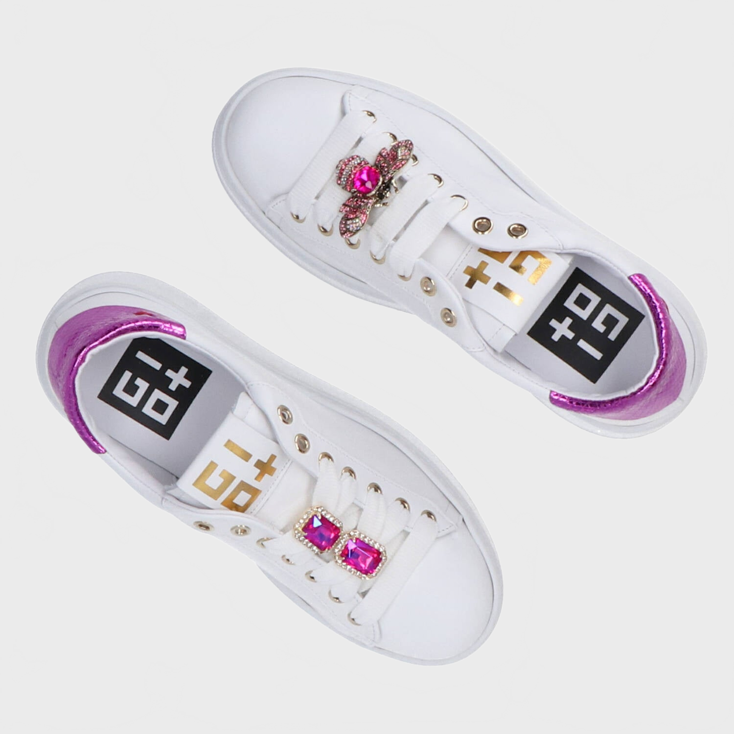 Sneakers Charm logo multicolor Viola_64561.jpg