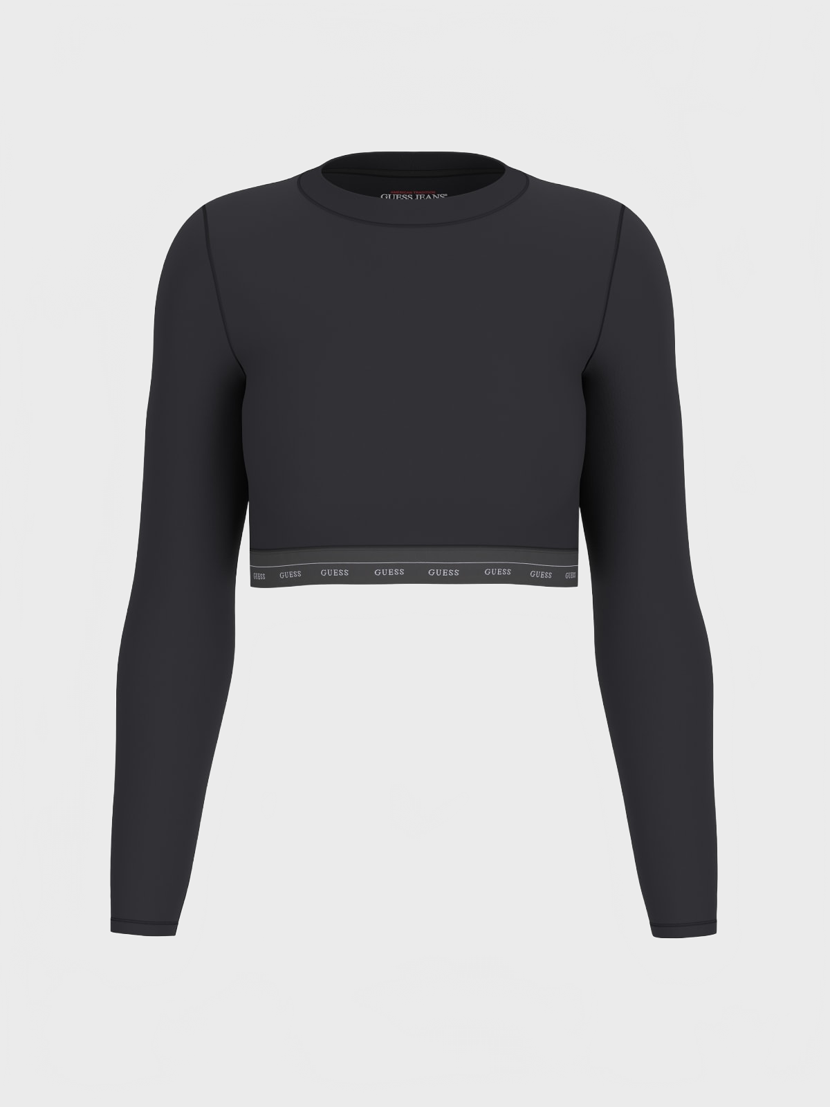 T-shirt GJ LS CROP TOP Nero_72053.jpg