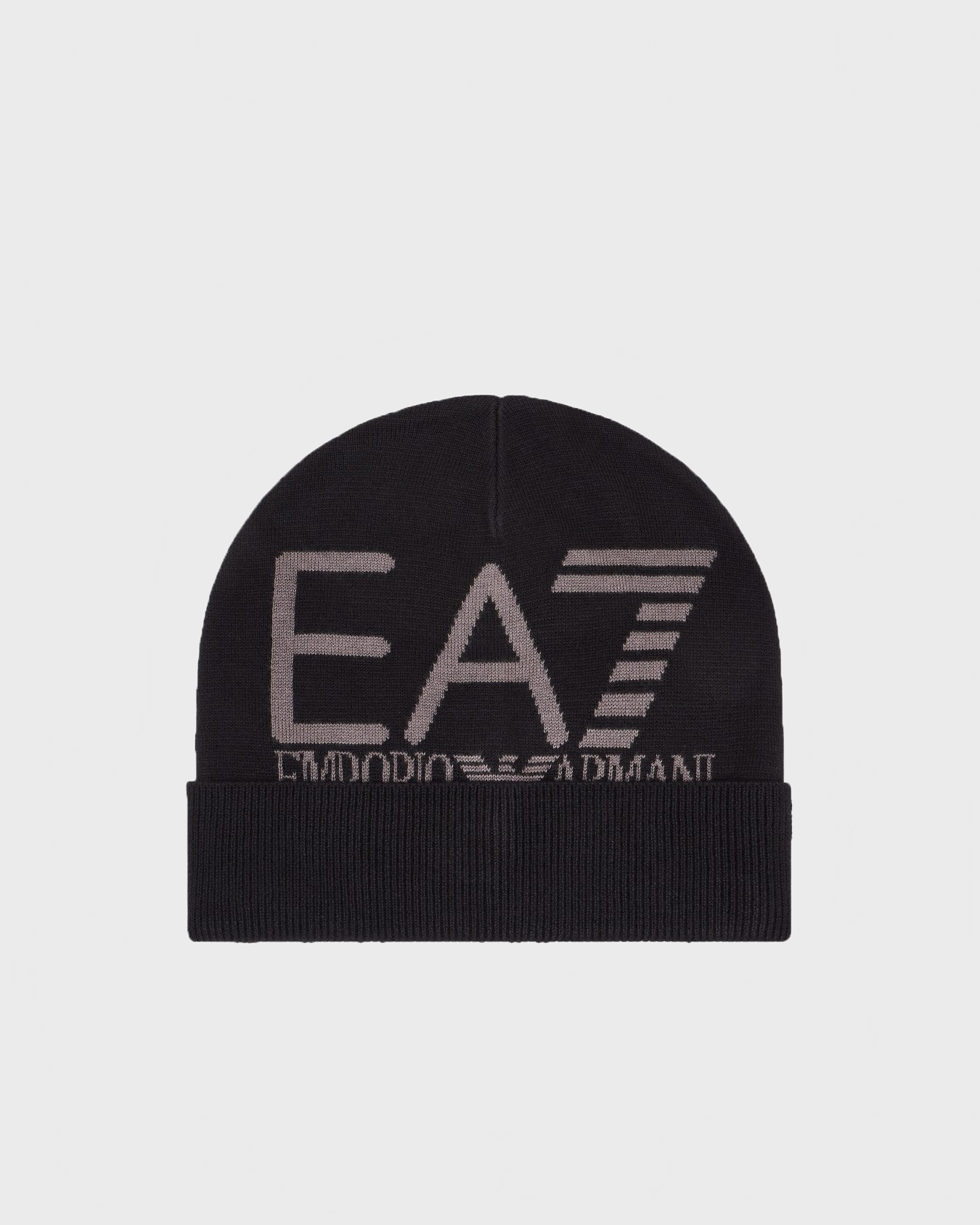 Beanie Visibility maxi logo EA7 Nero_75762.jpg