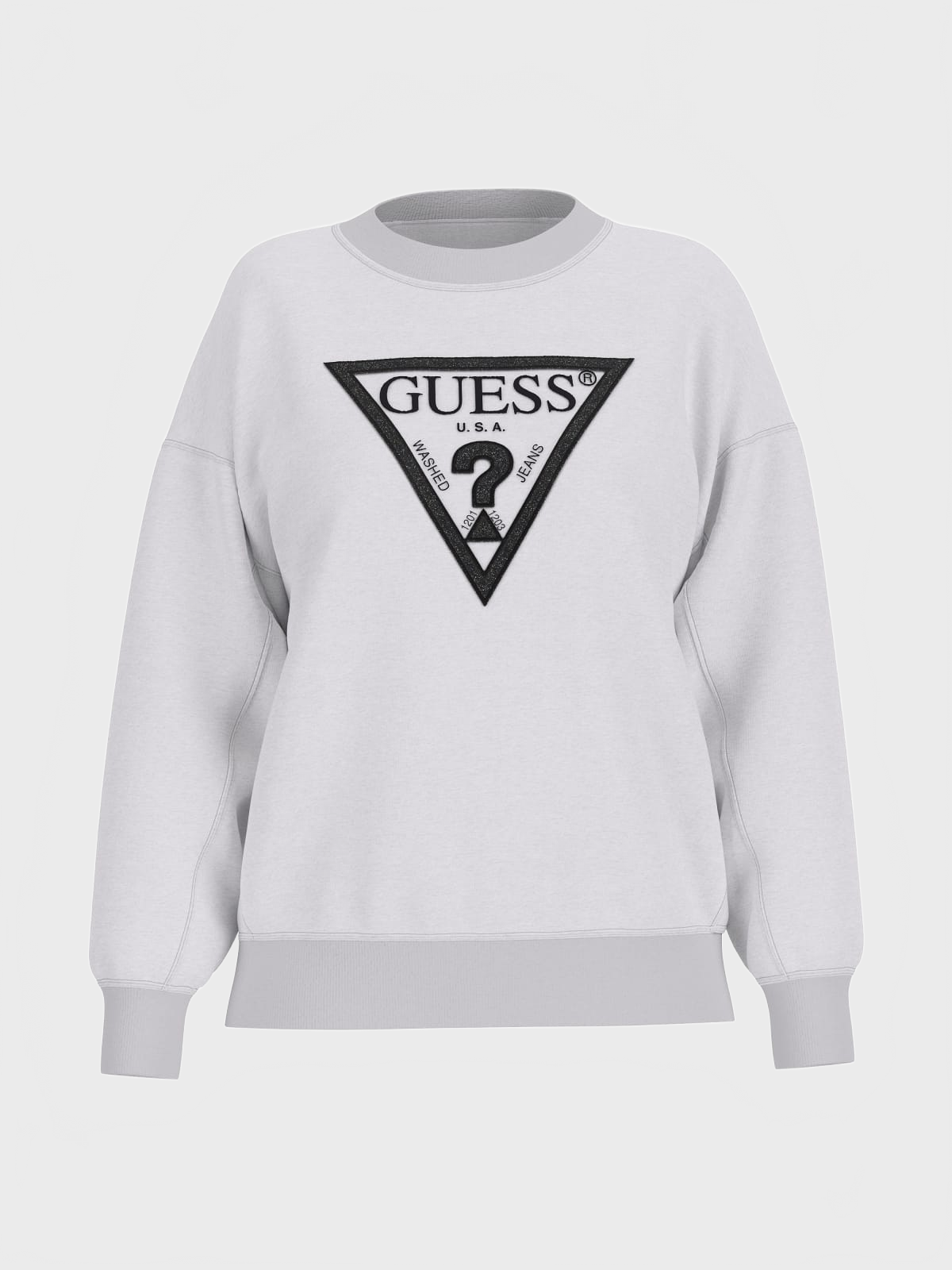 Maglioni LS TRIANGLE GLITTER SWEATSHIRT GRIGIO_71682.jpg