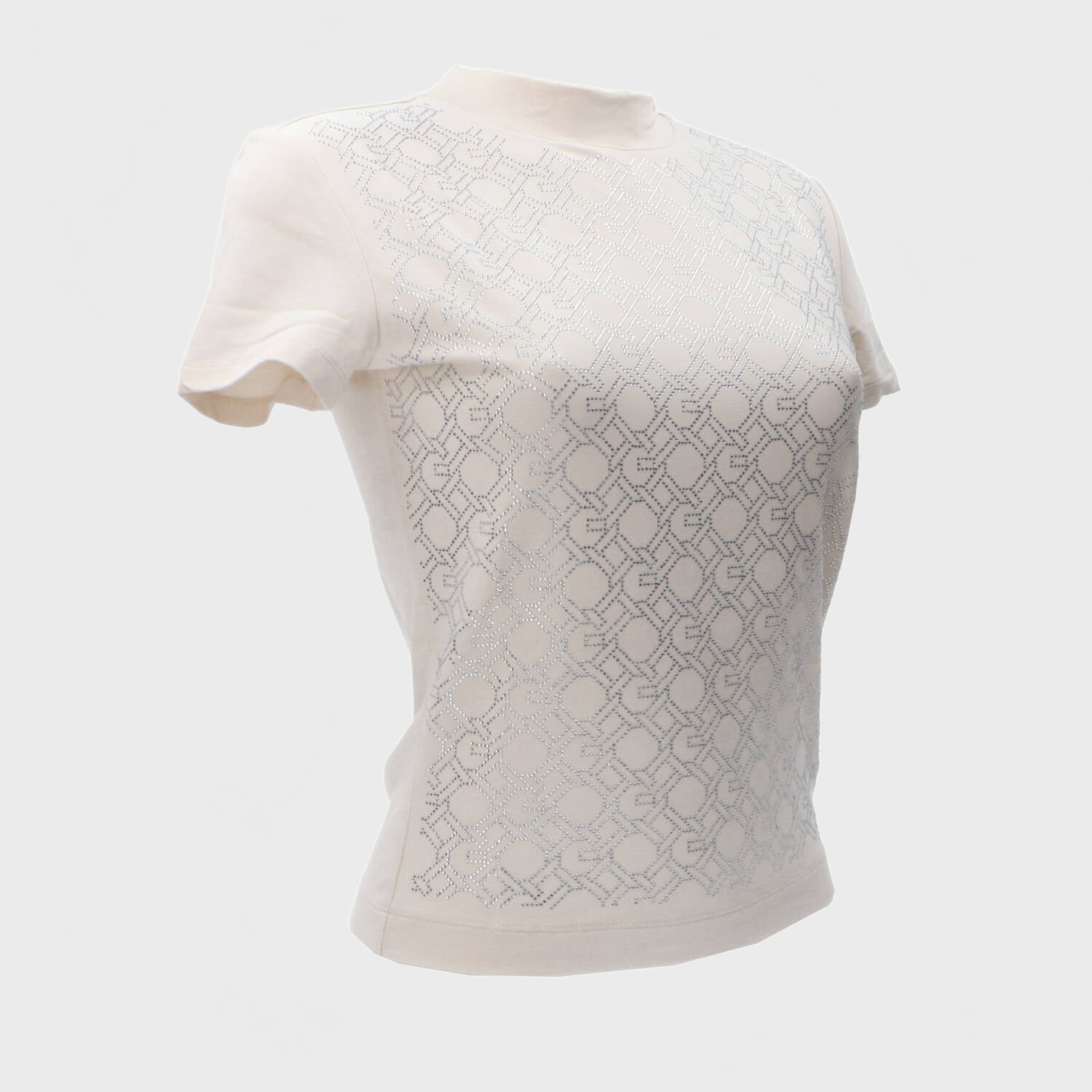 T-shirt LOGO CHAIN ALL OVER T-SHIRT Beige Panna_68534.jpg