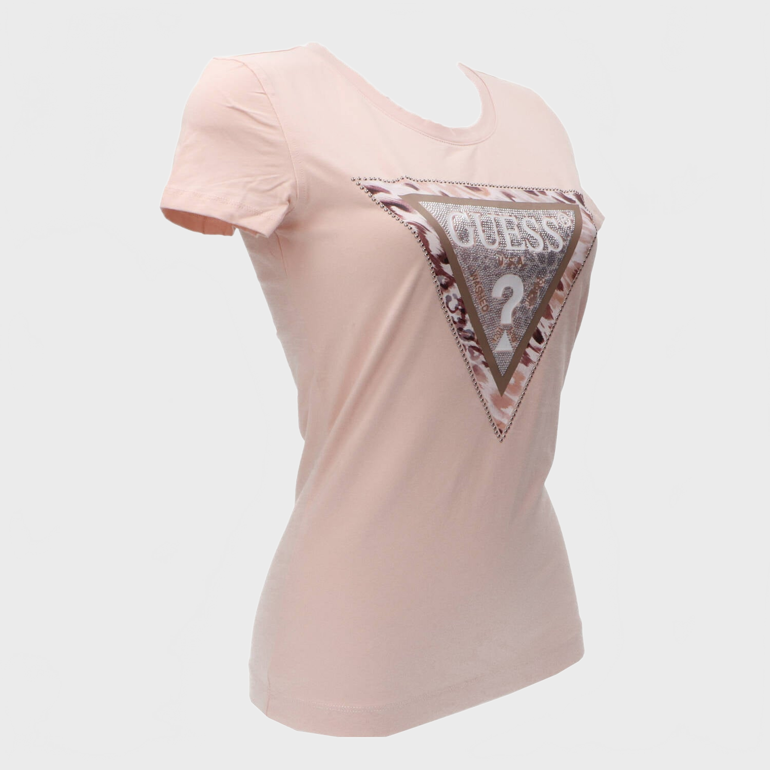 T-shirt SS CN CHEETA LOGO TRIANGLE TEE Rosa_62651.jpg