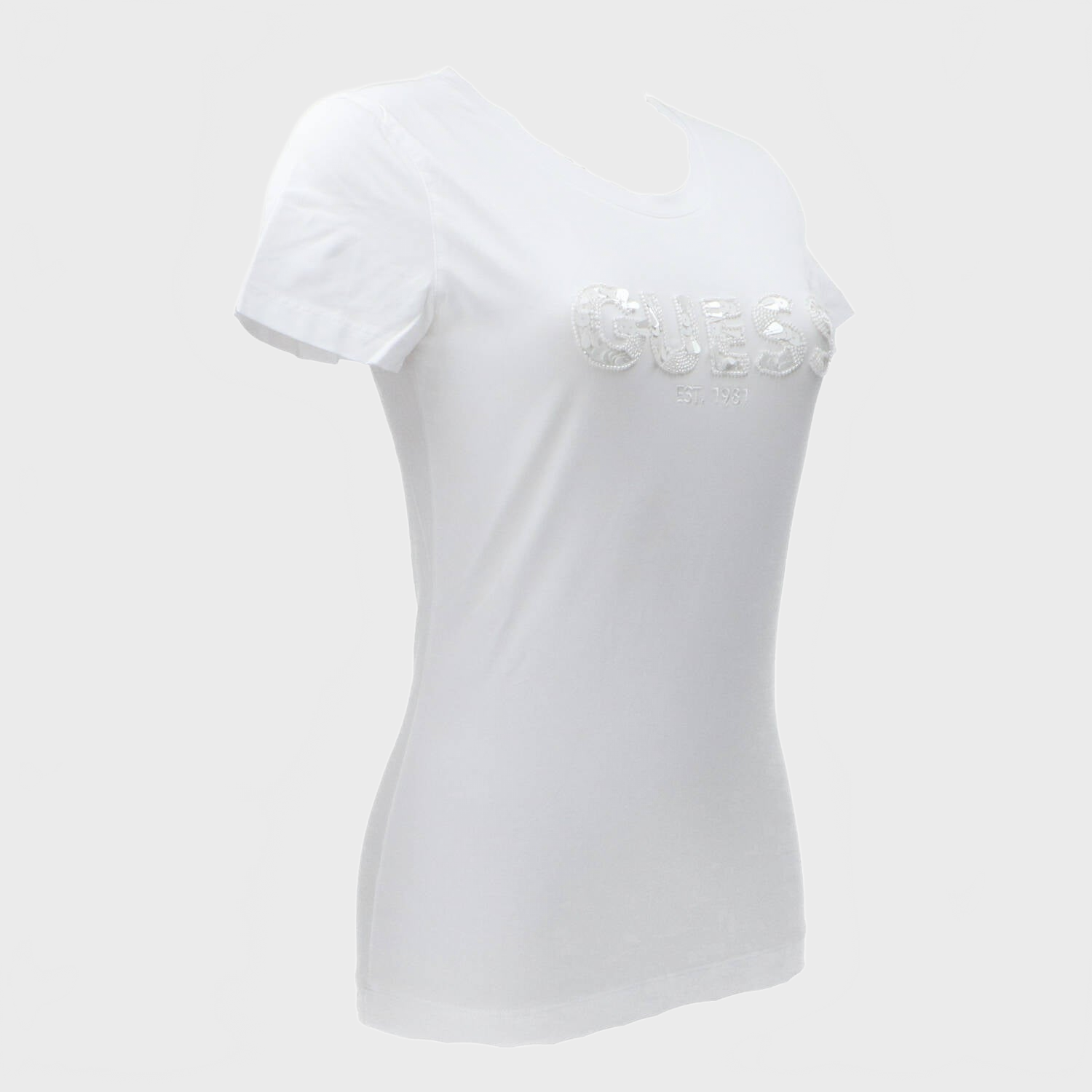 T-shirt CN SS LOGO SEGQUINS TEE Bianco_64968.jpg