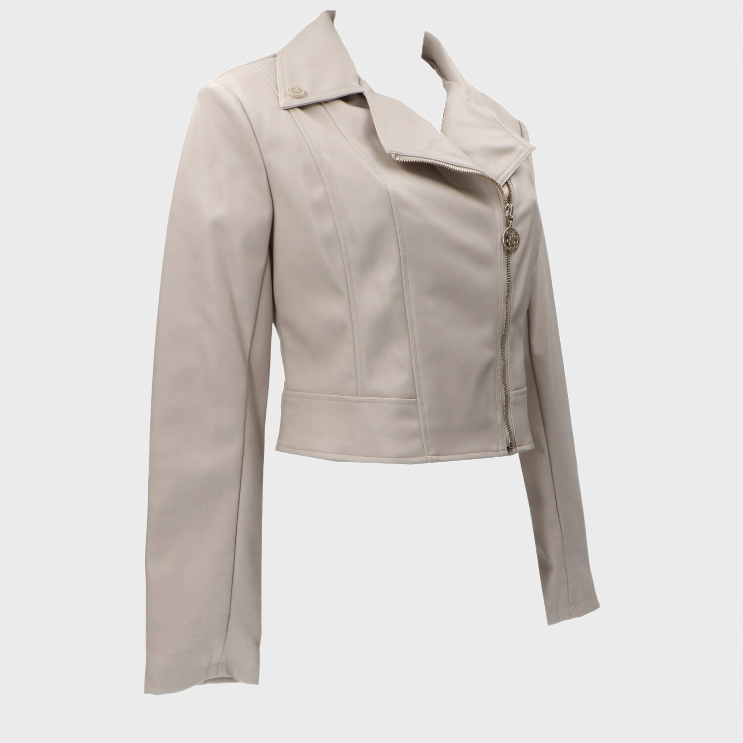Giubbotti CLEMENCE PU LEATHER JACKET Beige_66956.jpg
