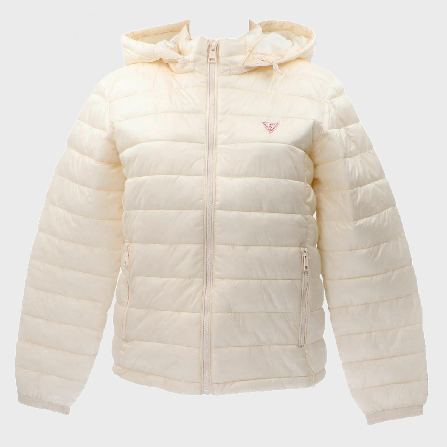 Giubbotti GJ HOODED PUFFER WOMAN Bianco Panna_61401.jpg