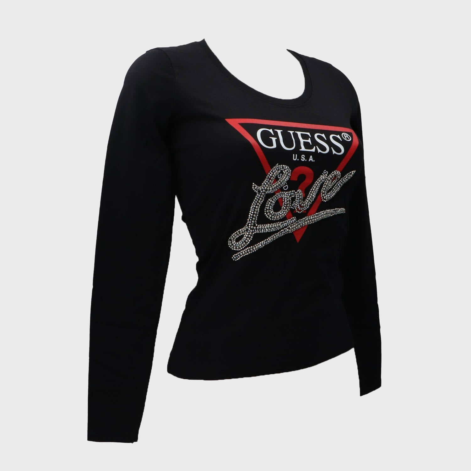 T-shirt LS CN TRIANGLE LOVE TEE Nero_62787.jpg