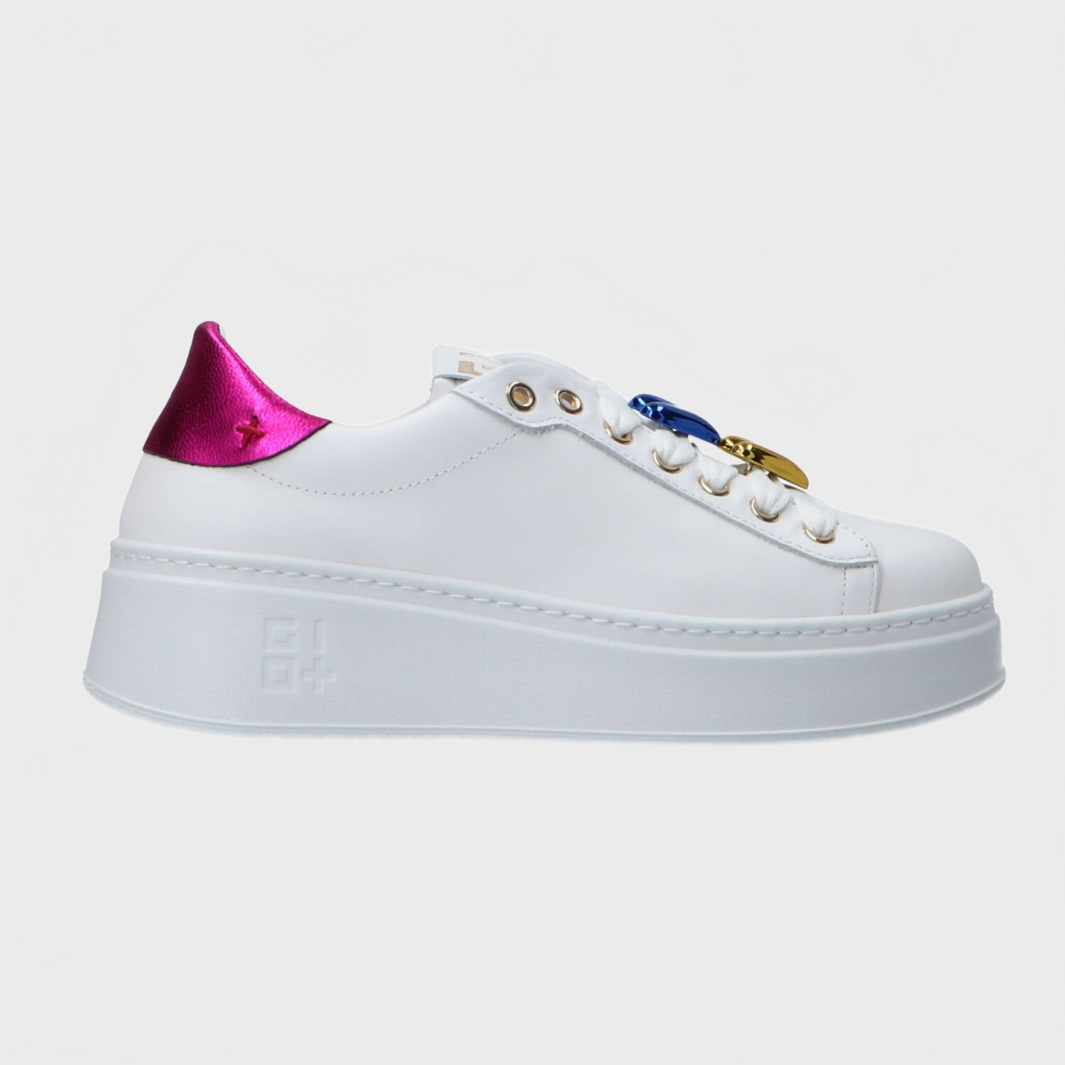 Sneakers Charm logo multicolor Fucsia_64522.jpg