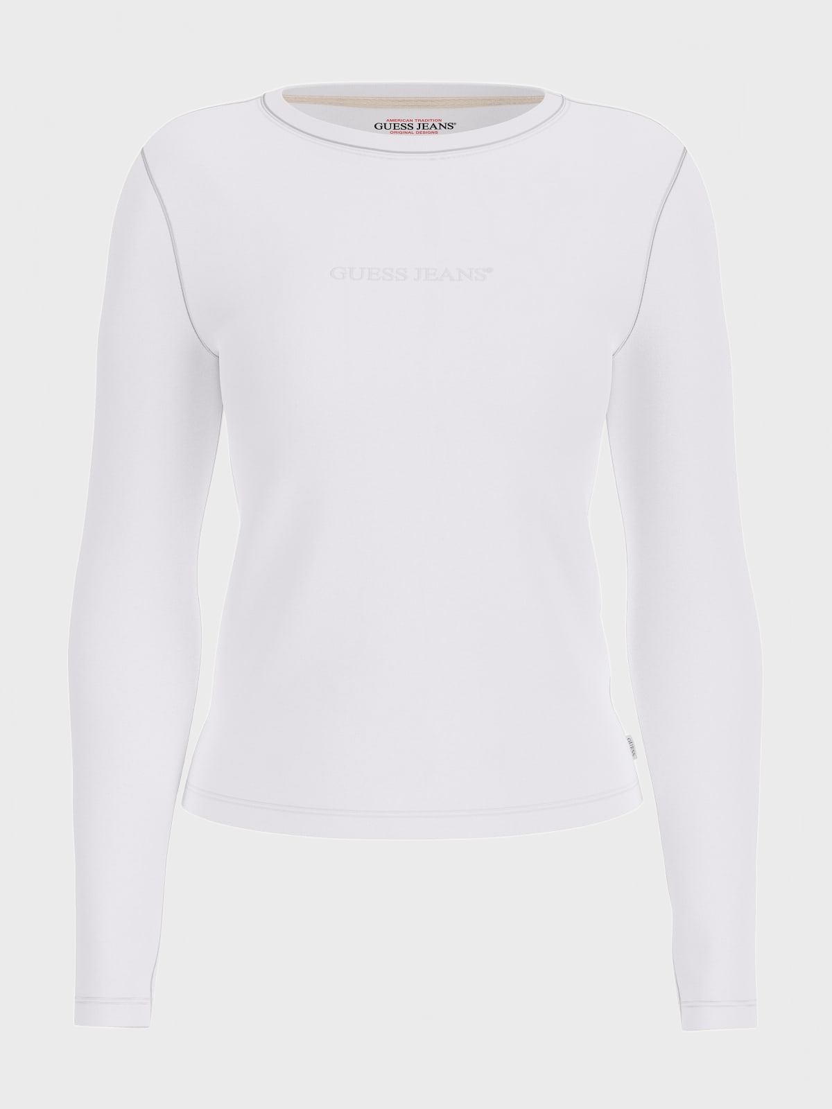 T-shirt GJ SLIM LOGO EMB Bianco_72264.jpg