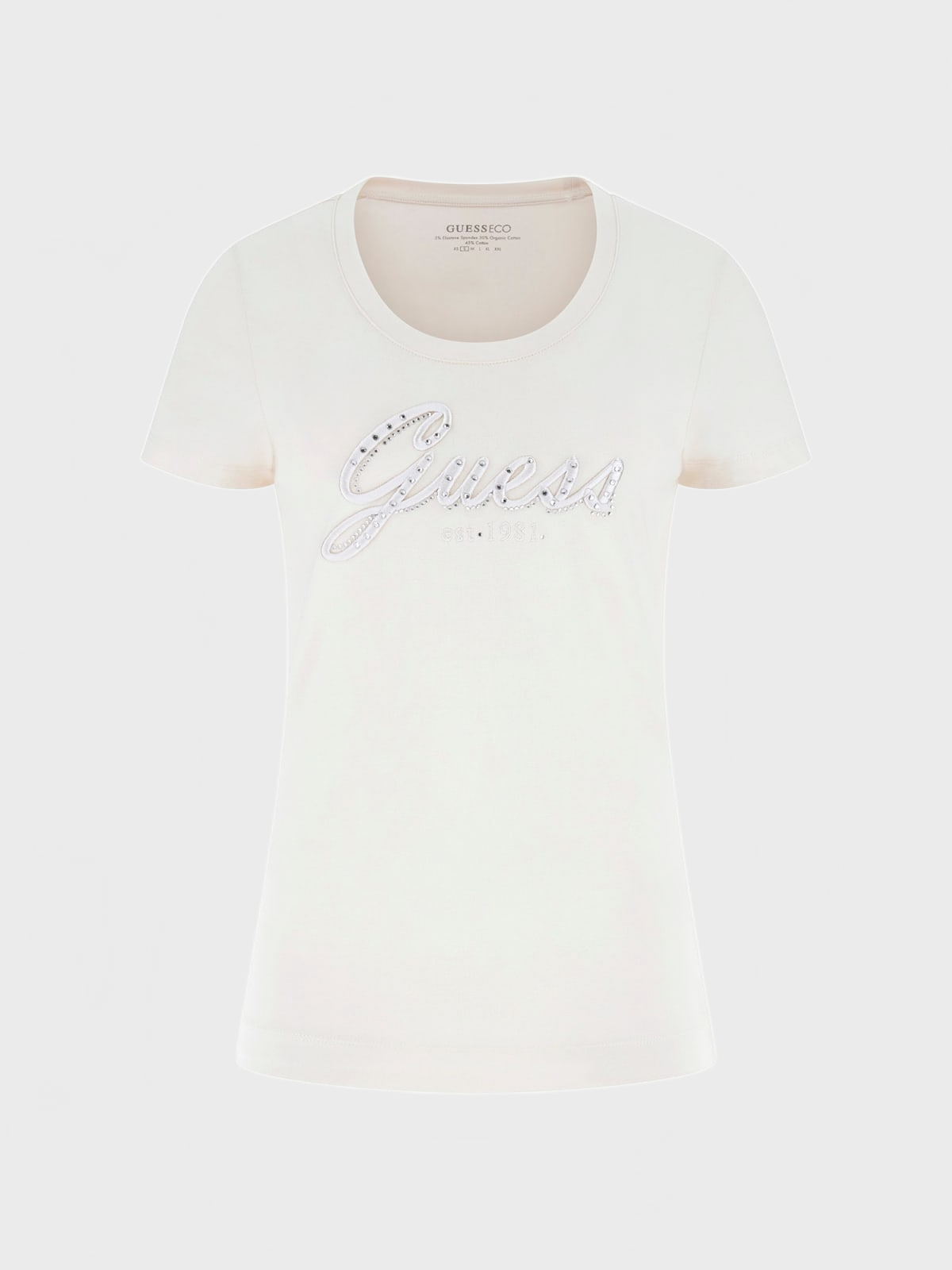 T-shirt CN SS EMBRO SCRIPT LOGO TEE Beige Crema_71823.jpg