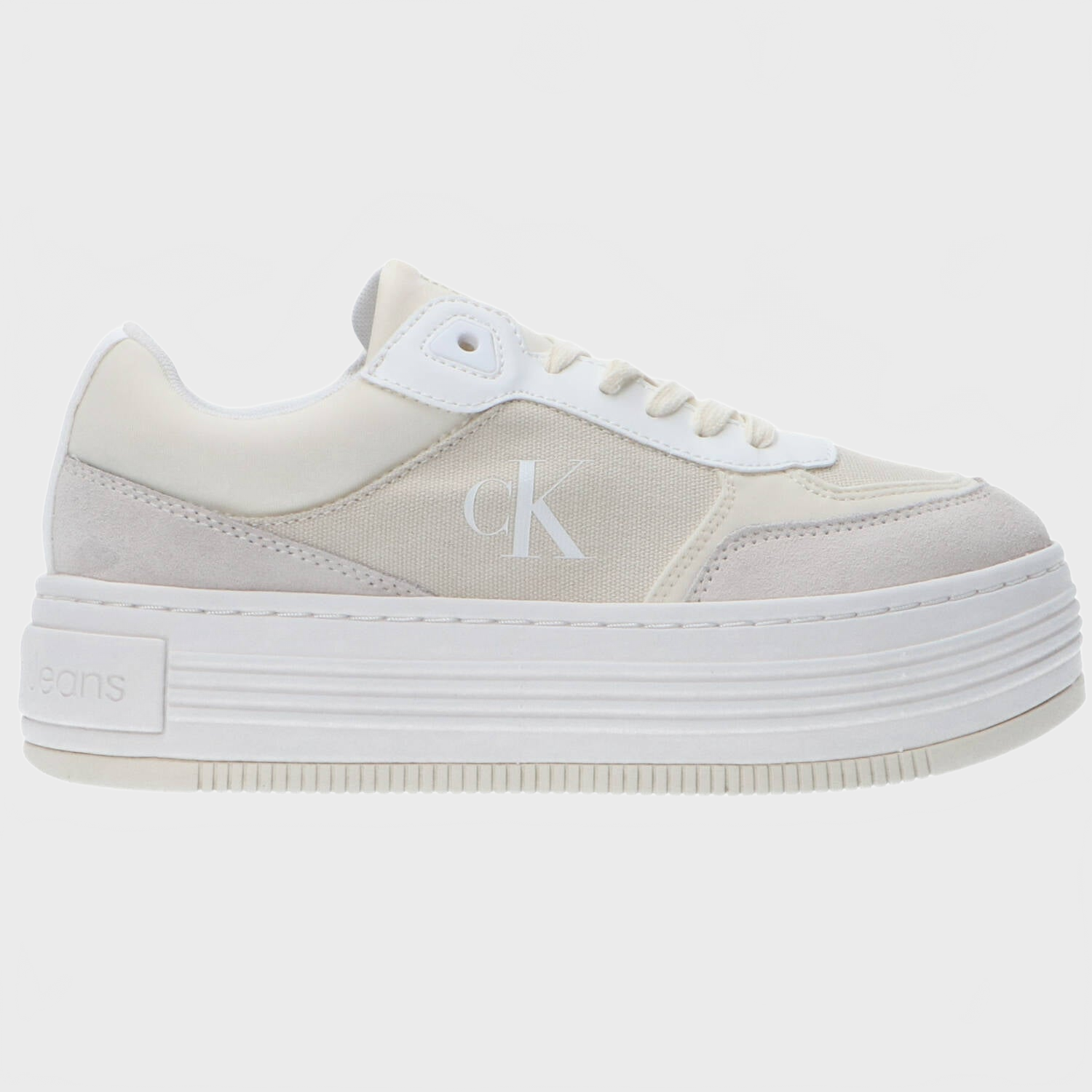 Sneakers BOLD FLATF LOW LACE TUMB Beige tela_59269.jpg