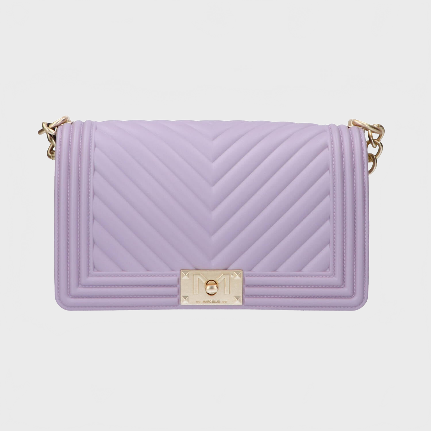 Borse a spalla Handbag flat mahnattan medium Lilla_37610.jpg