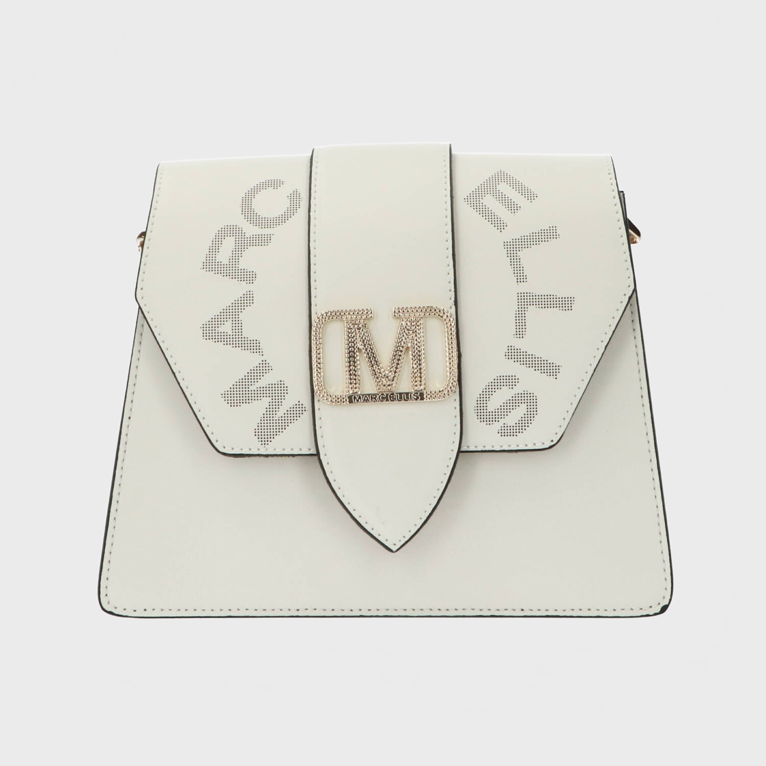 Borse a spalla Kourtney L logato Beige_37598.jpg