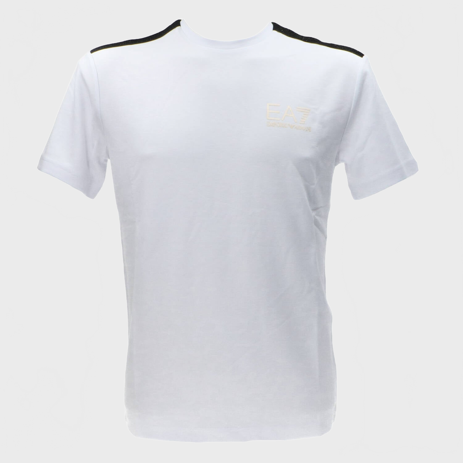 T-shirt T-SHIRT GOLD LABEL VISCOSA 7M000299 Bianco_65505.jpg