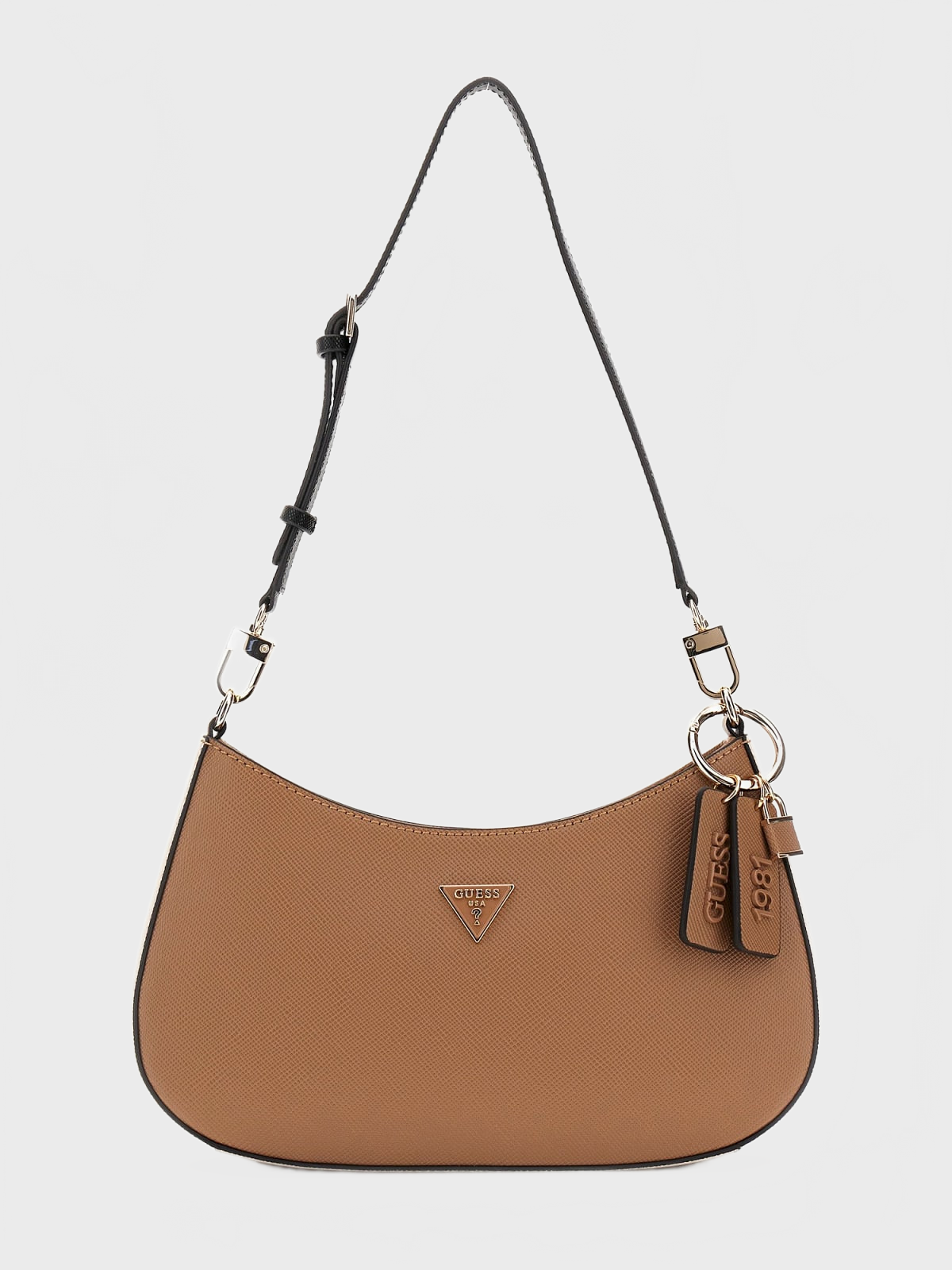 Borse a spalla NOELLE II TOP ZIP LOGO METALLIC Beige_74028.jpg