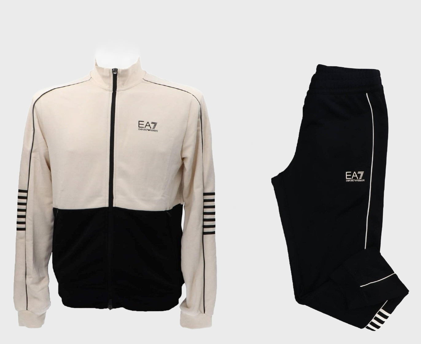 Tute 6DPV53 PJ16Z COMPLETO TUTA Beige Nero_58372.jpg