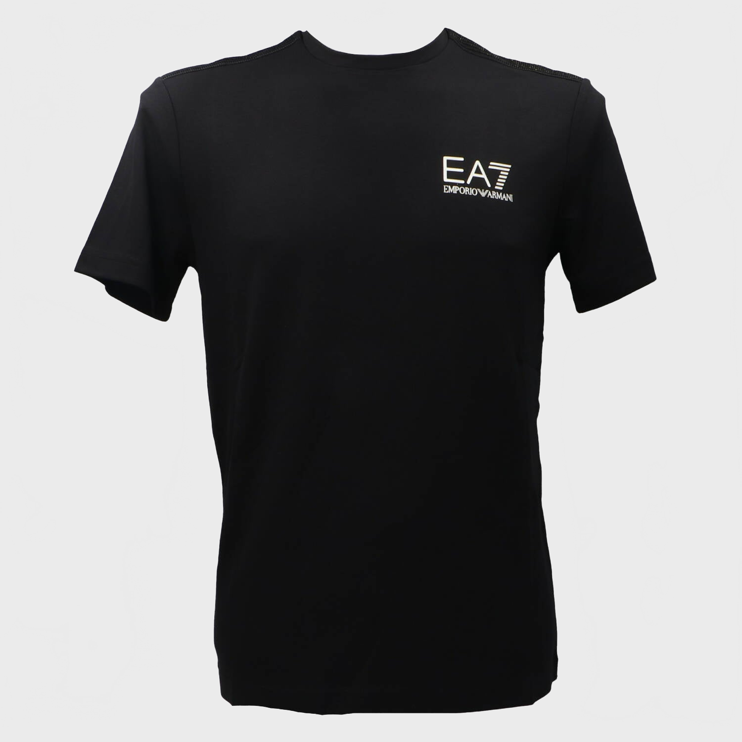 T-shirt T-SHIRT GOLD LABEL VISCOSA 7M000299 Nero_65508.jpg