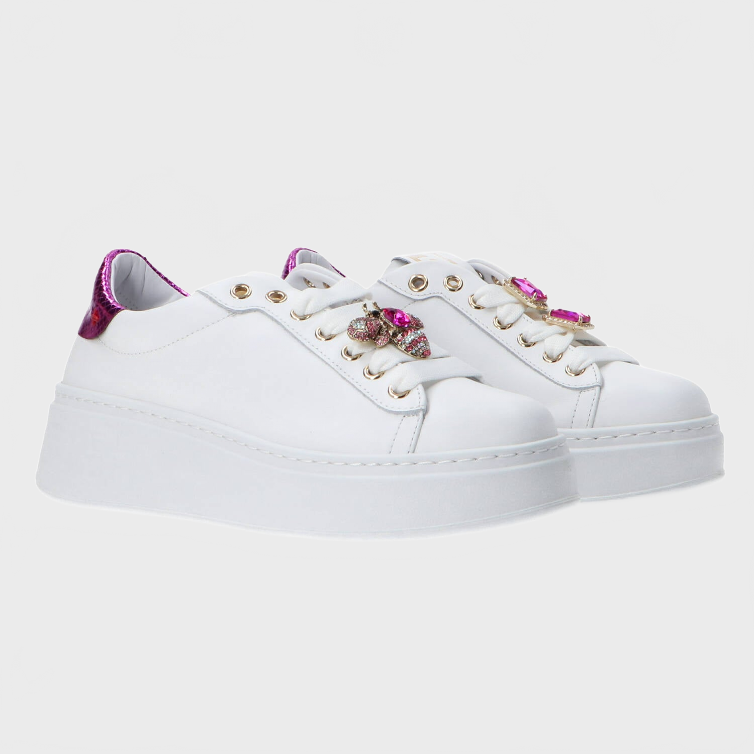 Sneakers Charm logo multicolor Viola_64558.jpg