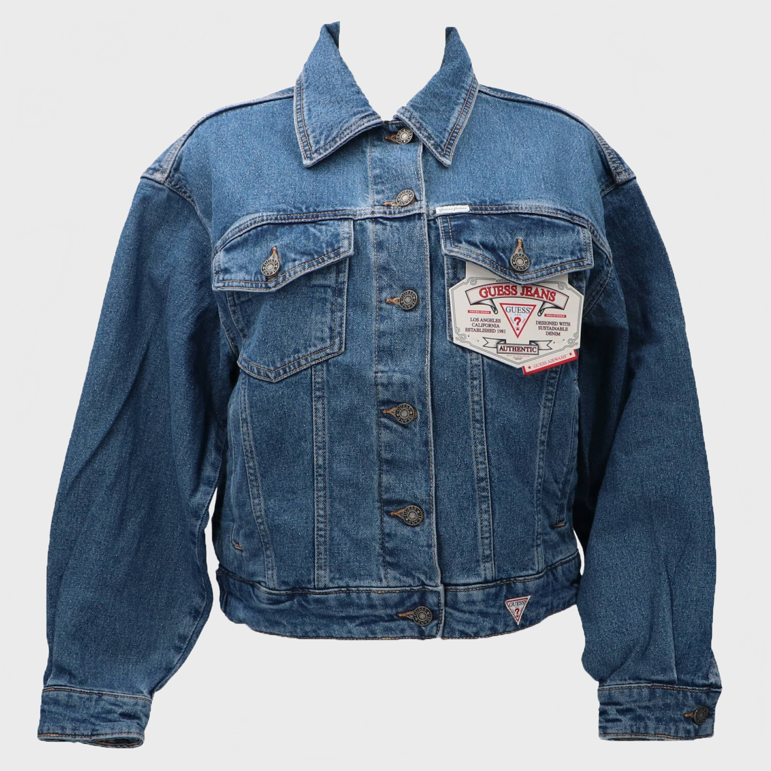 Giubbotti GJ OVERSIZE TRUCKER JACKET Denim_56116.jpg
