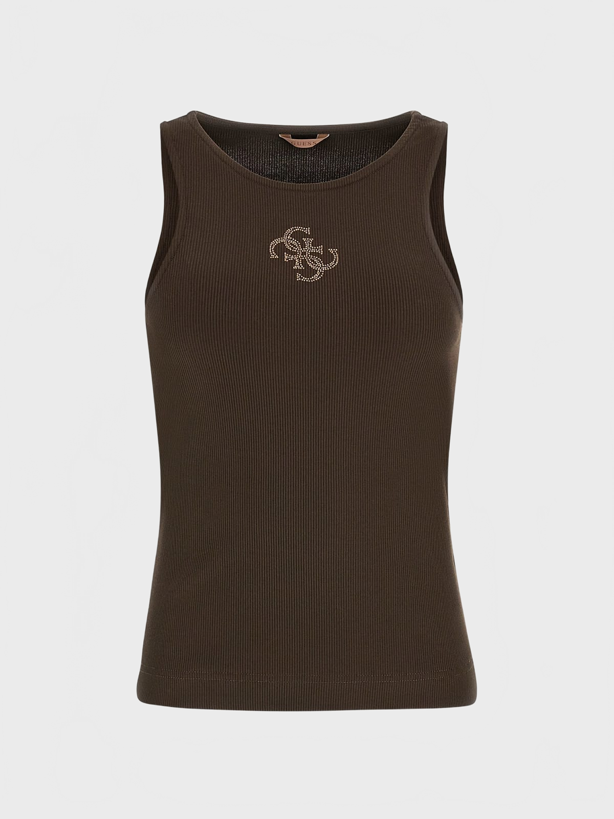 Canotte NEW SL ROUND NK GUENDALINA TOP Marrone_71943.jpg