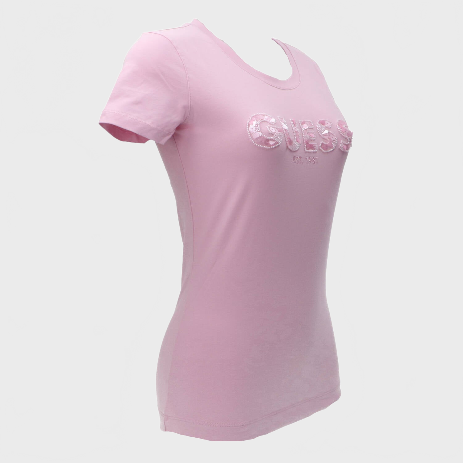 T-shirt CN SS LOGO SEGQUINS TEE Rosa_64971.jpg