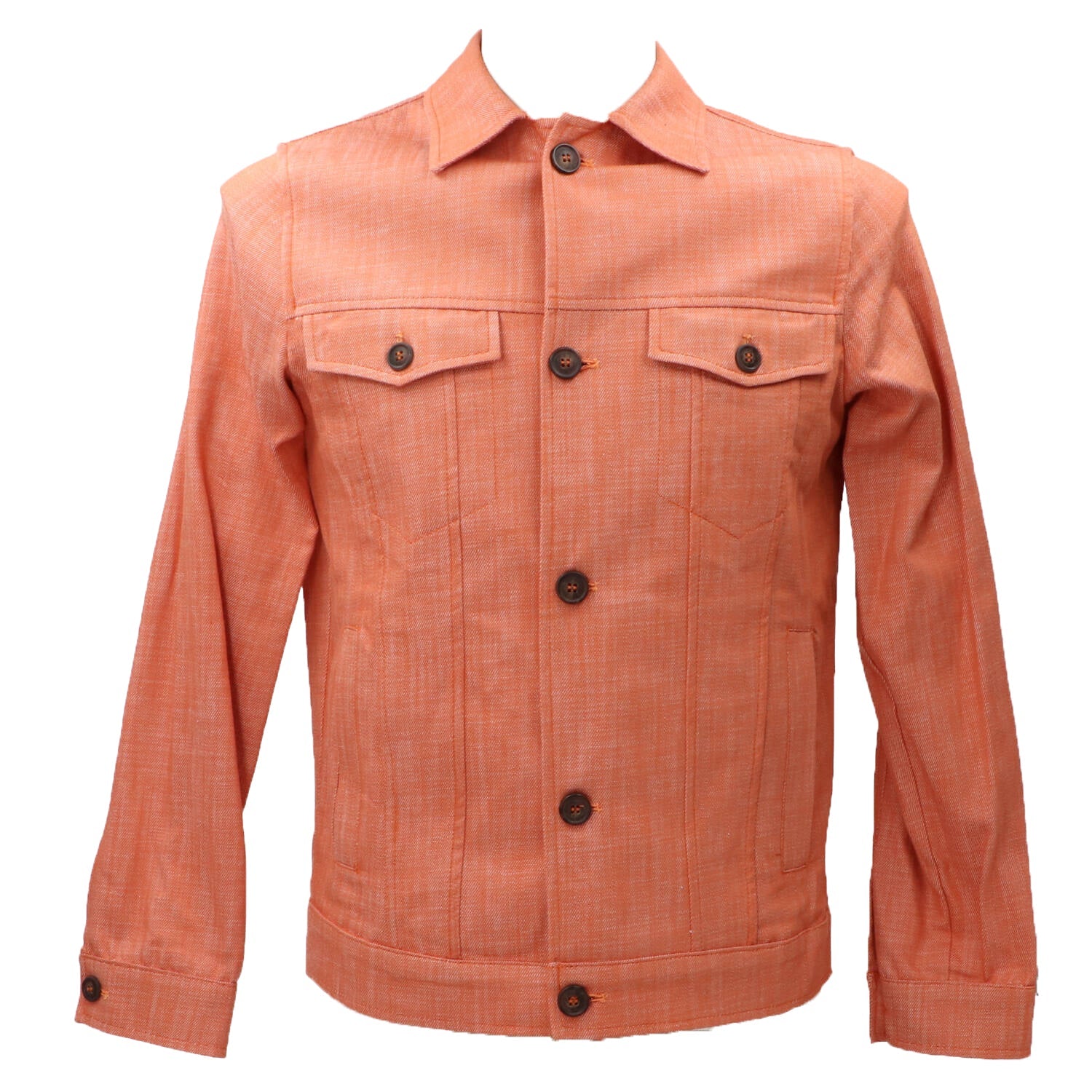 OverD Giubbotto Uomo con Zip Arancione