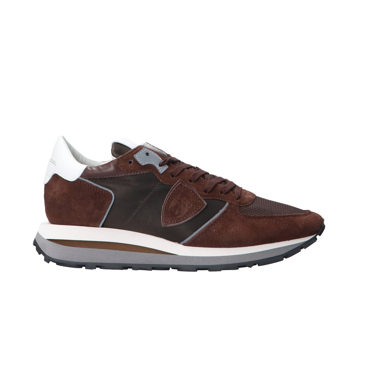 Philippe Model Sneaker Uomo con Logo Marrone